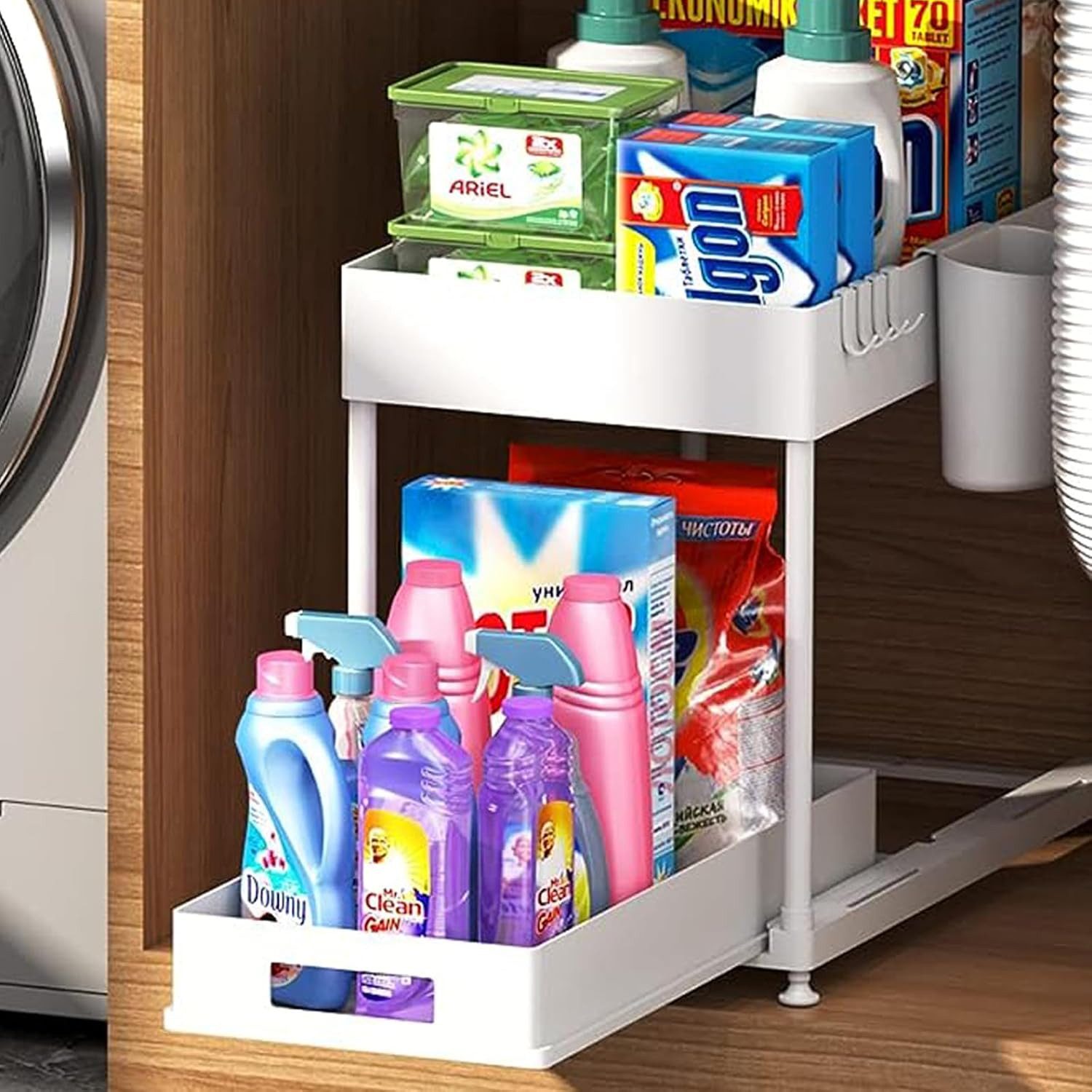 Refined Living Ablageregal Waschbecken Regal, Küchenschrank günstig online kaufen