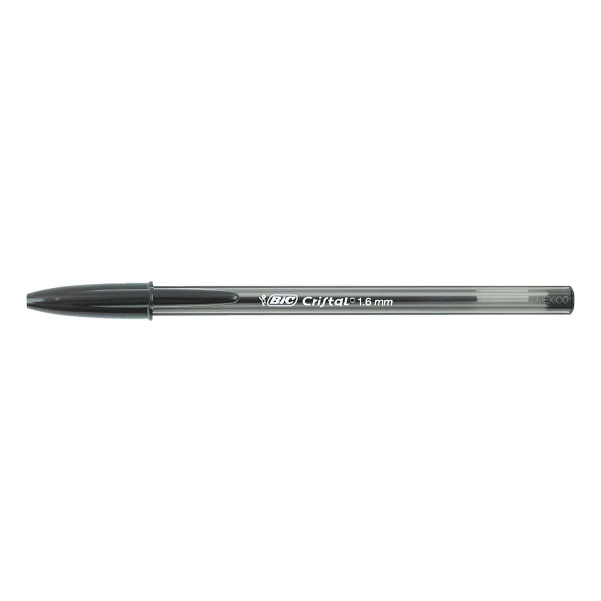 BIC Kugelschreiber Cristal Large, (50-tlg), Großpack, Strichstärke 0,6 mm
