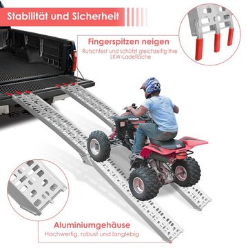 TLGREEN Auffahrrampe 2X Auffahrrampe Verladerampe klappbare Laderampe (2-St), Faltbar