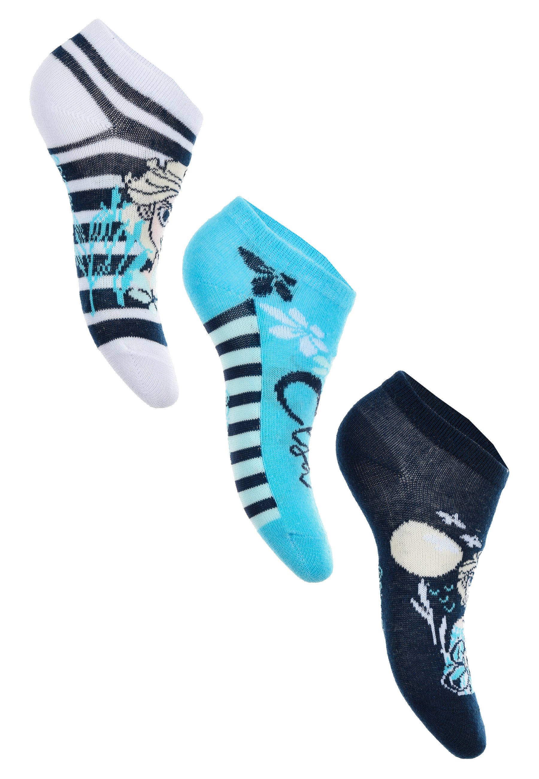 Disney Frozen Sneakersocken Skye Kinder Mädchen Sneaker Strümpfe Socken (6-Paar)