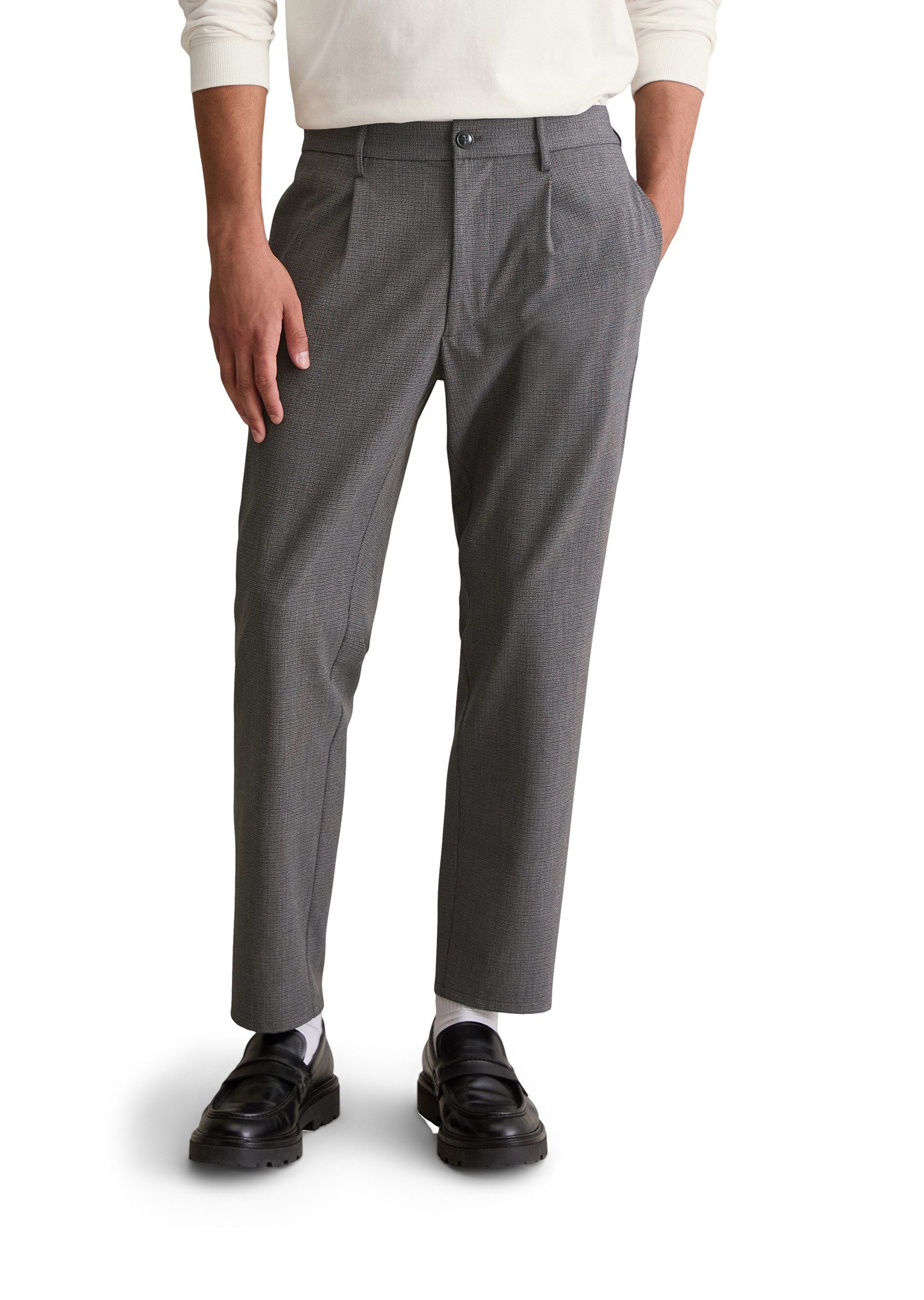 Marc O'Polo DENIM Chinohose aus hochwertigem Material-Mix