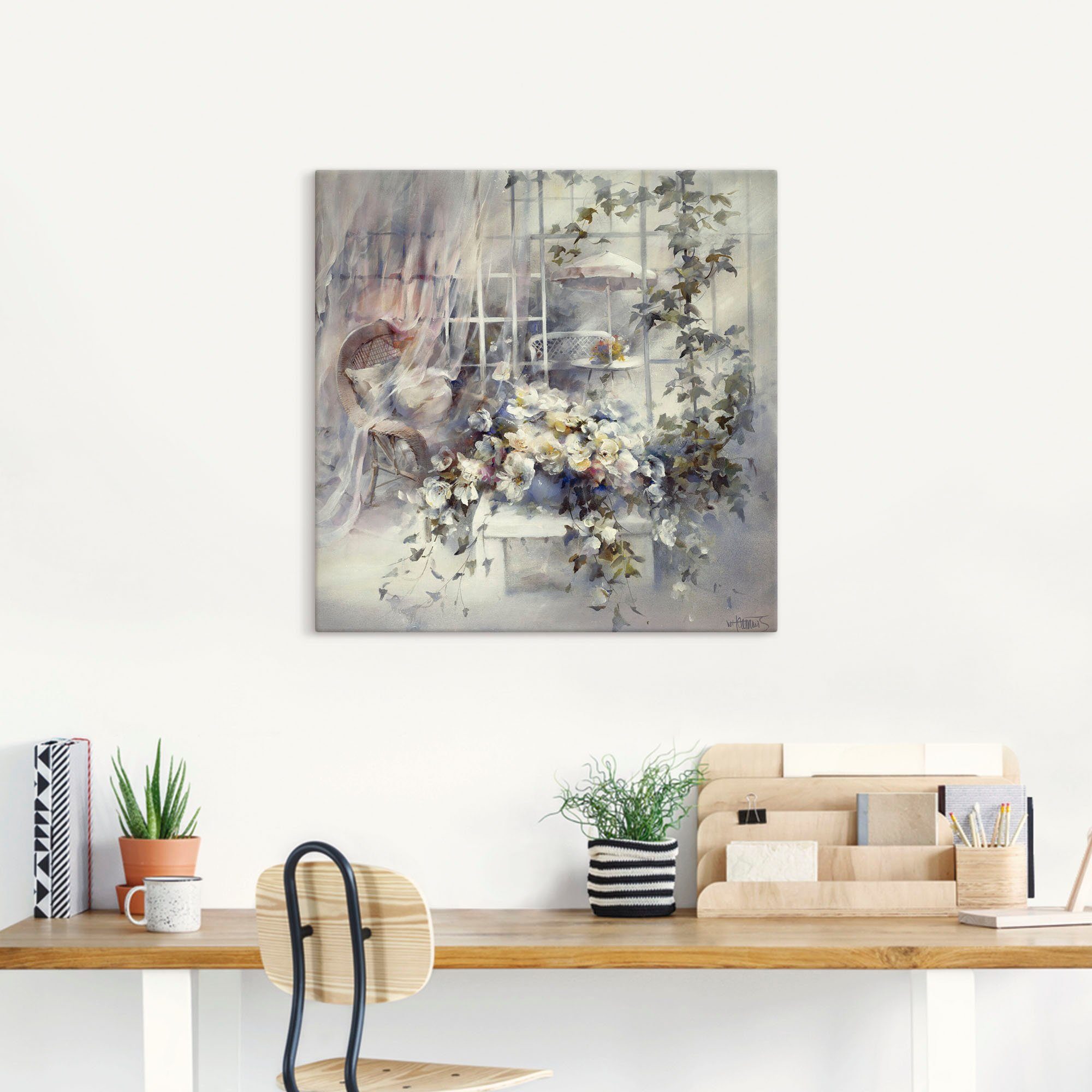Artland Wandbild Bezaubernde Moment, Blumen (1 St), als Leinwandbild, Poster in verschied. Größen