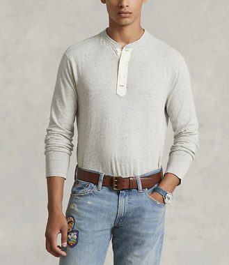 Ralph Lauren Sweatshirt POLO RALPH LAUREN GRANDFATHER SHIRT Slub Henley T-shirt Opa Sweater Sw