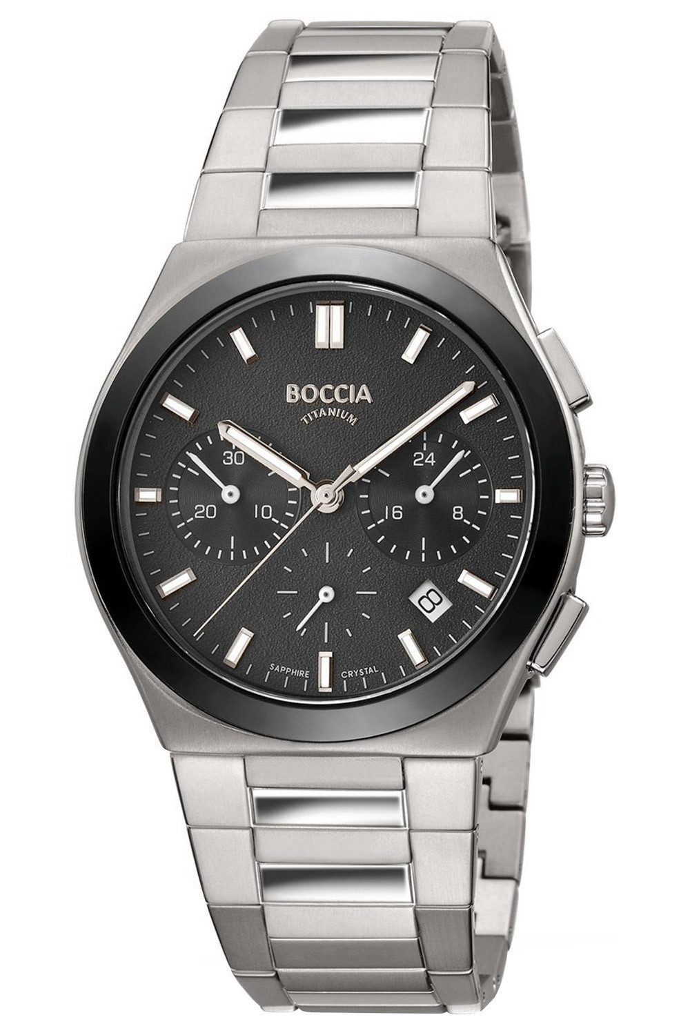 Boccia Quarzuhr Chronograph Titan Saphirglas