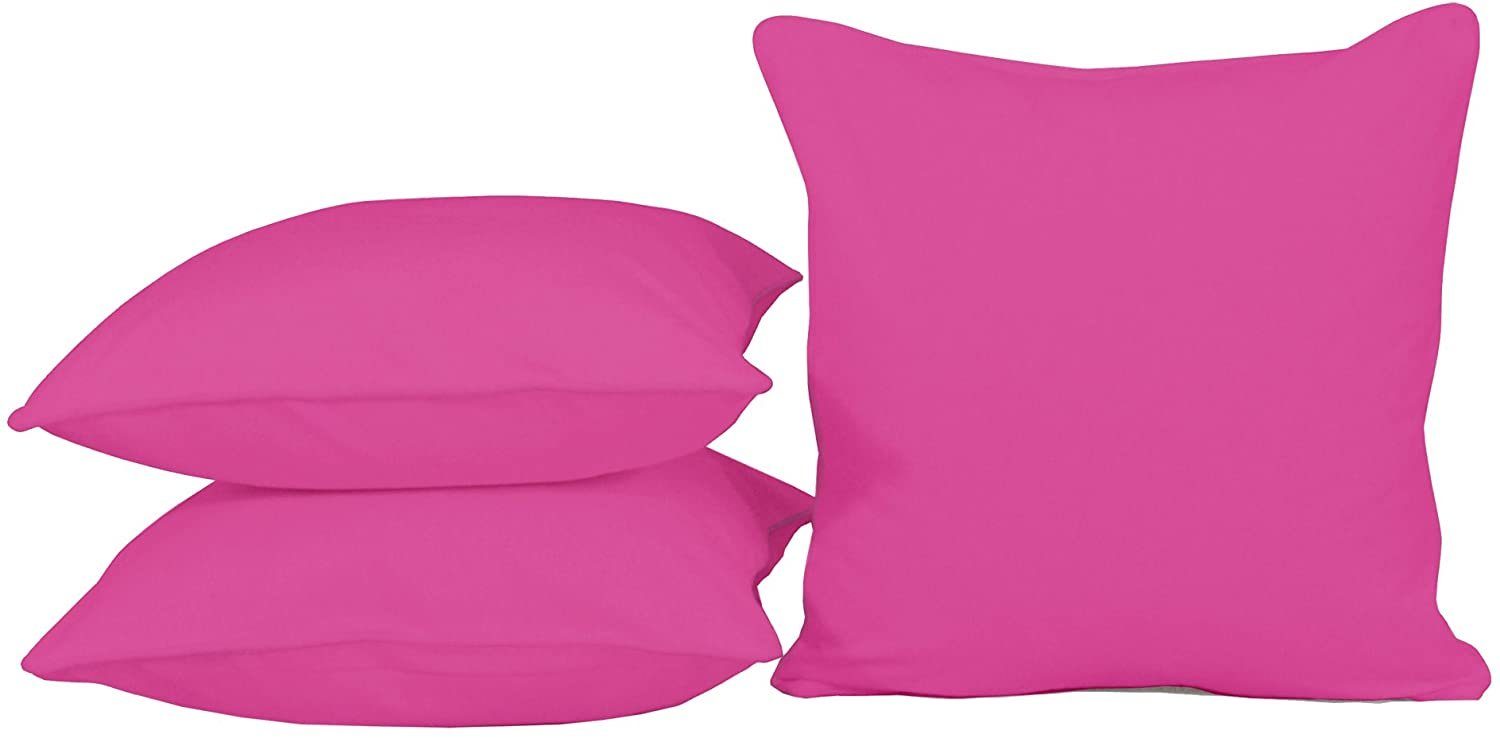 Gartenstuhl cm Outdoor Sitzkissen #485 Kissen Wetterfest 50x50 Pink habeig Zierkissen Sitzkissen