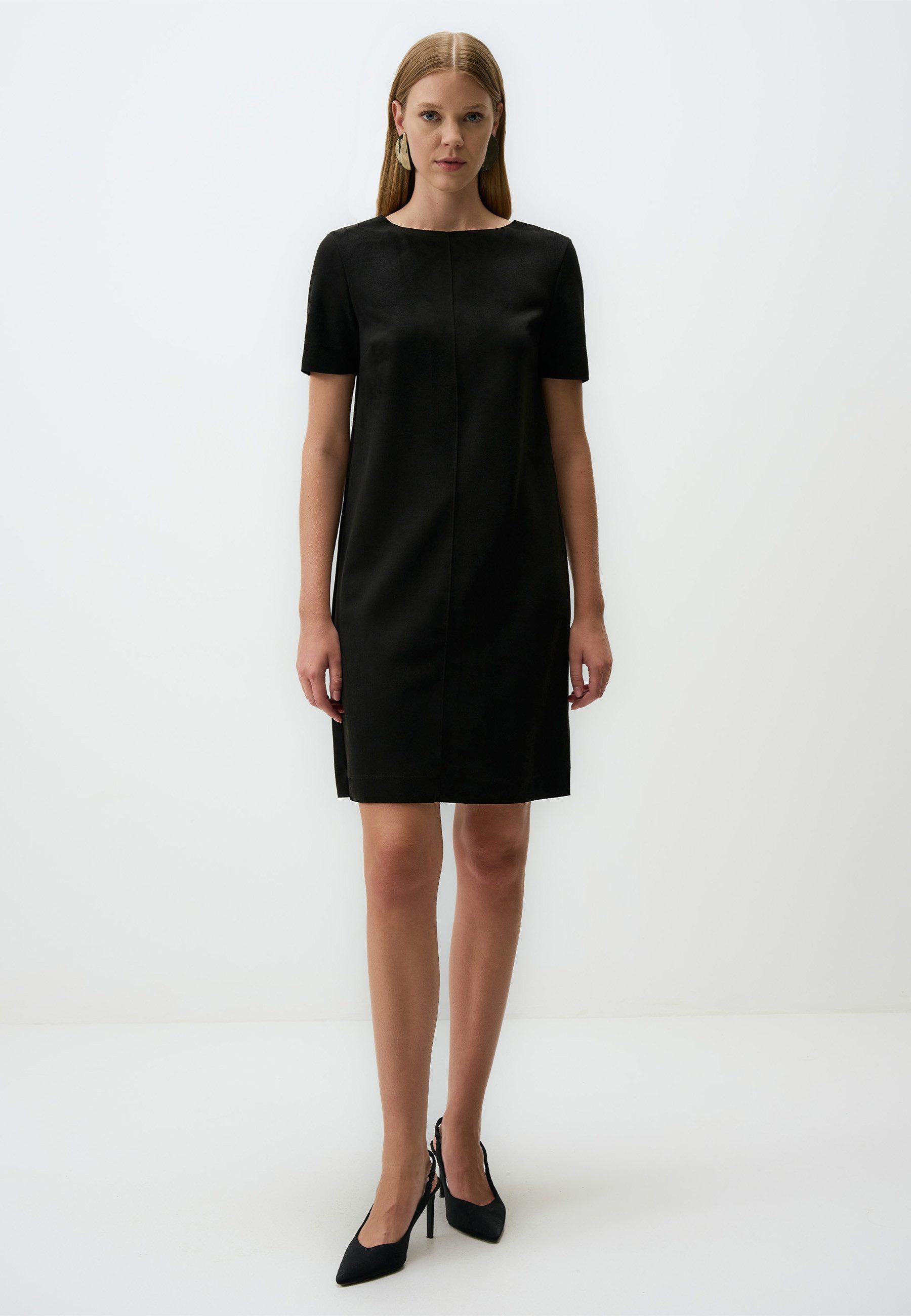 Jimmy Key Minikleid Rundhalsausschnitt Kurzärmlig Minikleid günstig online kaufen
