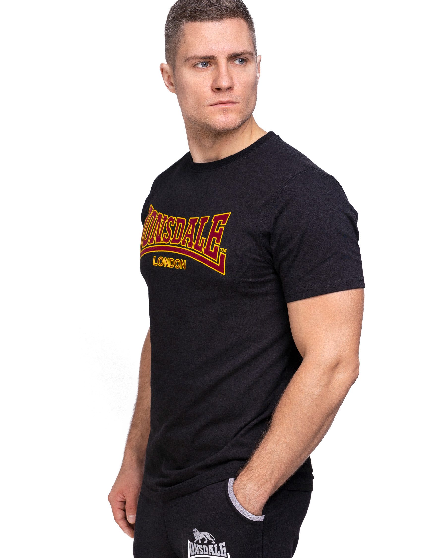 Lonsdale T-Shirt Classic (Packung, 1-tlg., 1er-Pack) aus Baumwolle