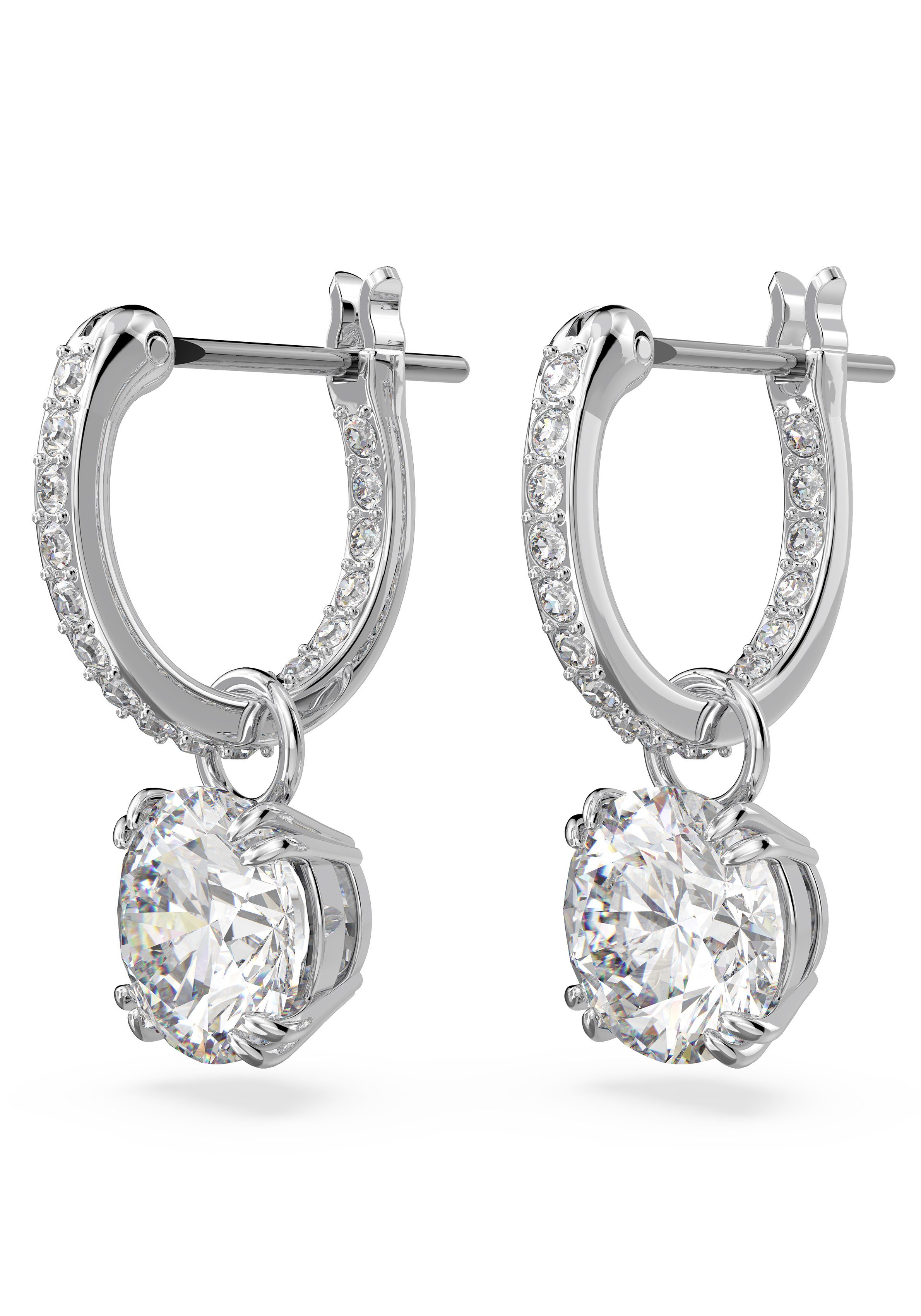 Swarovski Paar Ohrhänger Stilla Round, mit Swarovski® Kristall - Einhänger günstig online kaufen
