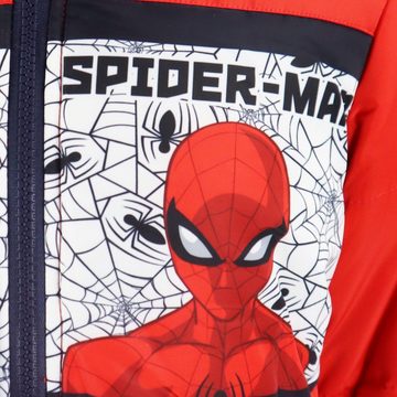 MARVEL Winterjacke Marvel Spiderman Kinder Jungen Winterjacke Jacke mit Kapuze