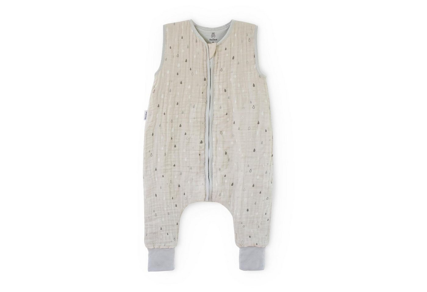 Ehrenkind Babyschlafsack aus Musselin, Premium Schlafsack mit Füßen (Standard by OEKO-TEX, 100% Bio-Baumwolle, Musselin Schlafsack, 1.0 TOG), Schlafsack Baby, Baby Schlafsack