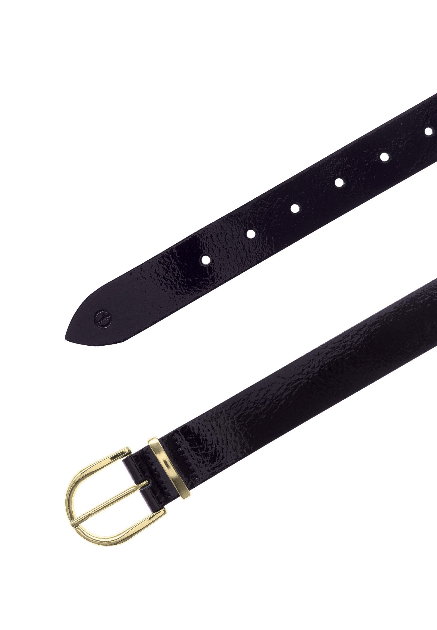 Tamaris Ledergürtel "Ellen Gold" mit 3 cm Breite, in glänzendem Goldton, unifarben – Bild 3 von 4
