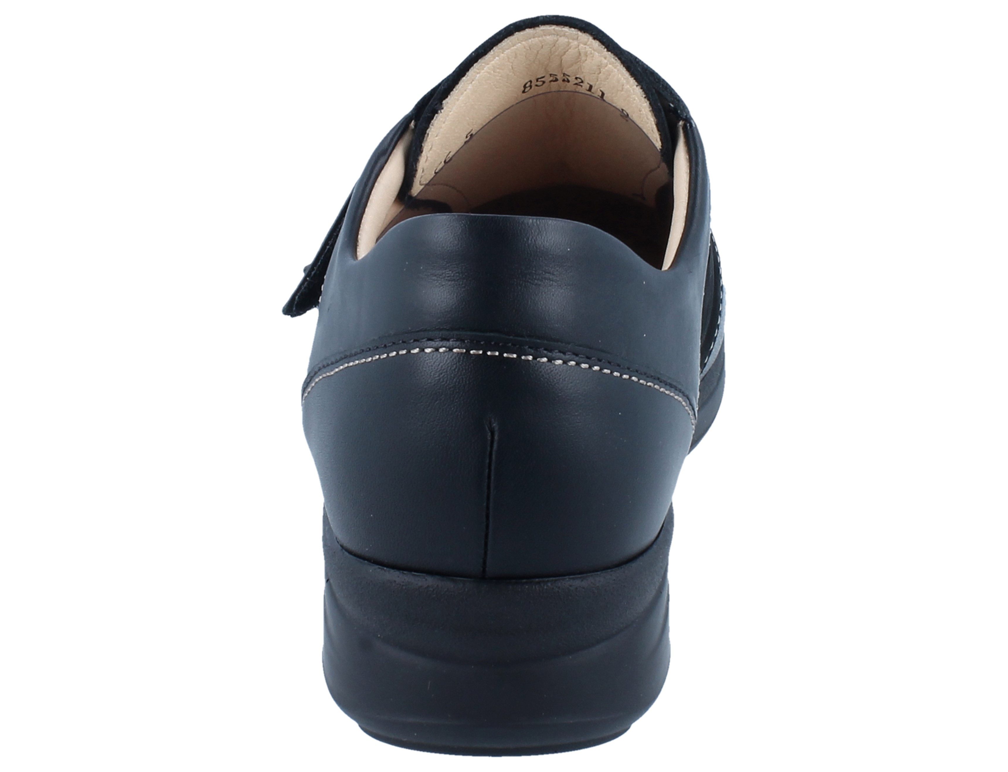 Finn Comfort FINN COMFORT Stretch Lüttich Damen Kletthalbschuhe schwarz Leder - Schnürschuh Wechselfußbett