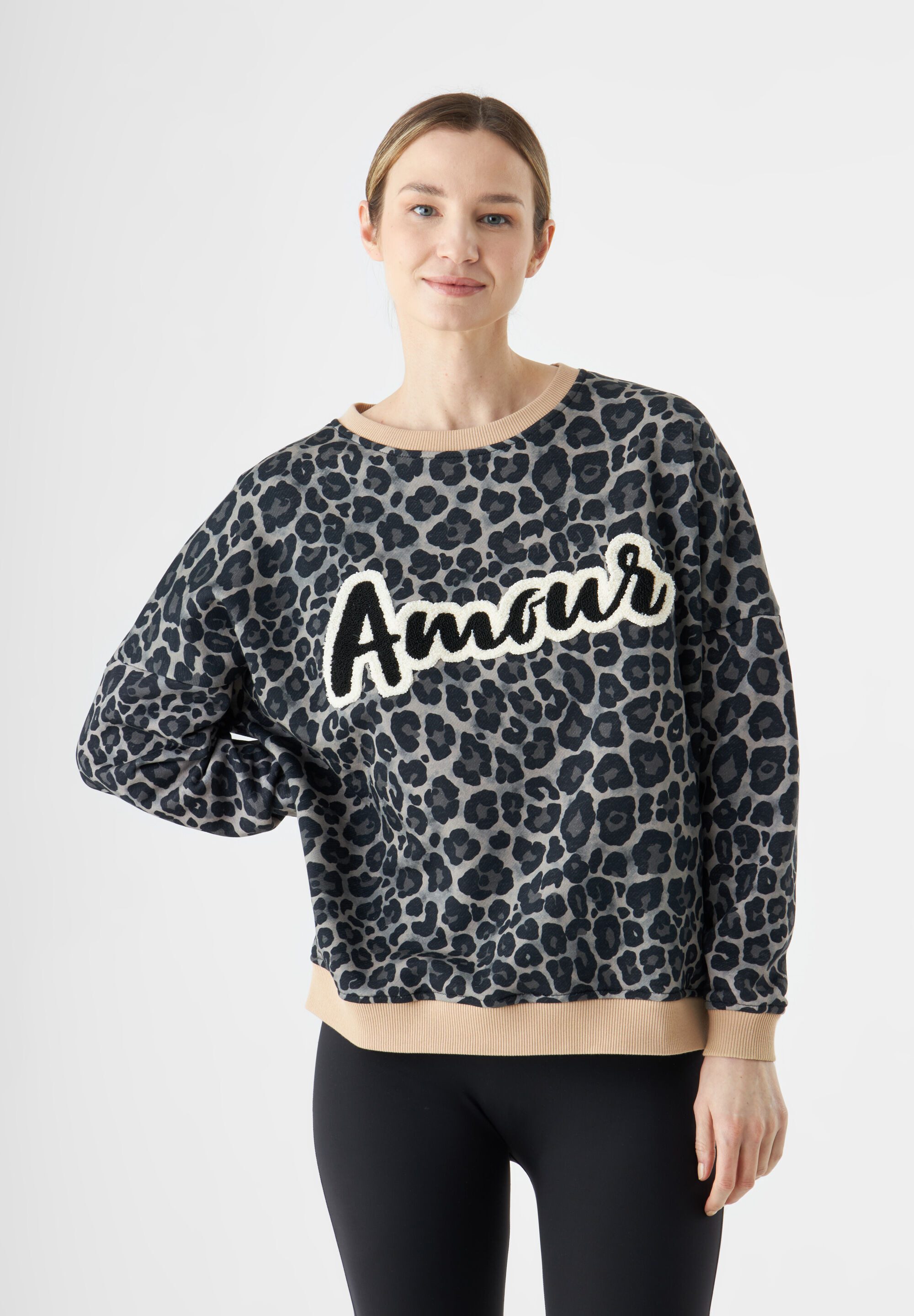 Codello Sweatshirt (1-tlg) im Leopardenmuster