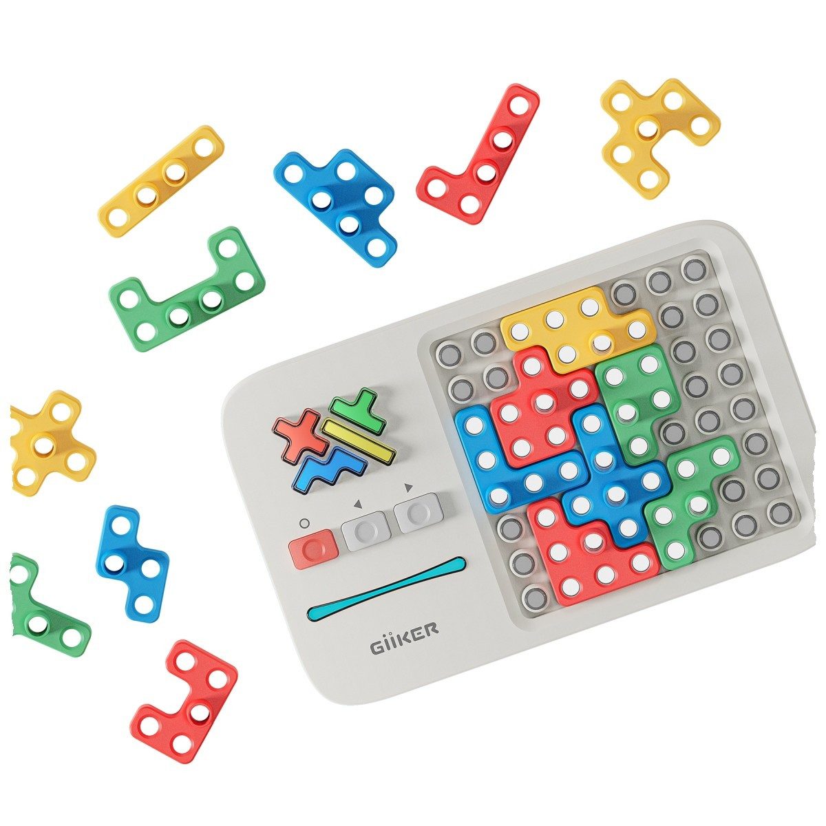 GiiKER Puzzle GiiKER Super Blocks Logikspiel, Muster- & Formpuzzle mit 1000+ Aufg..., Puzzleteile