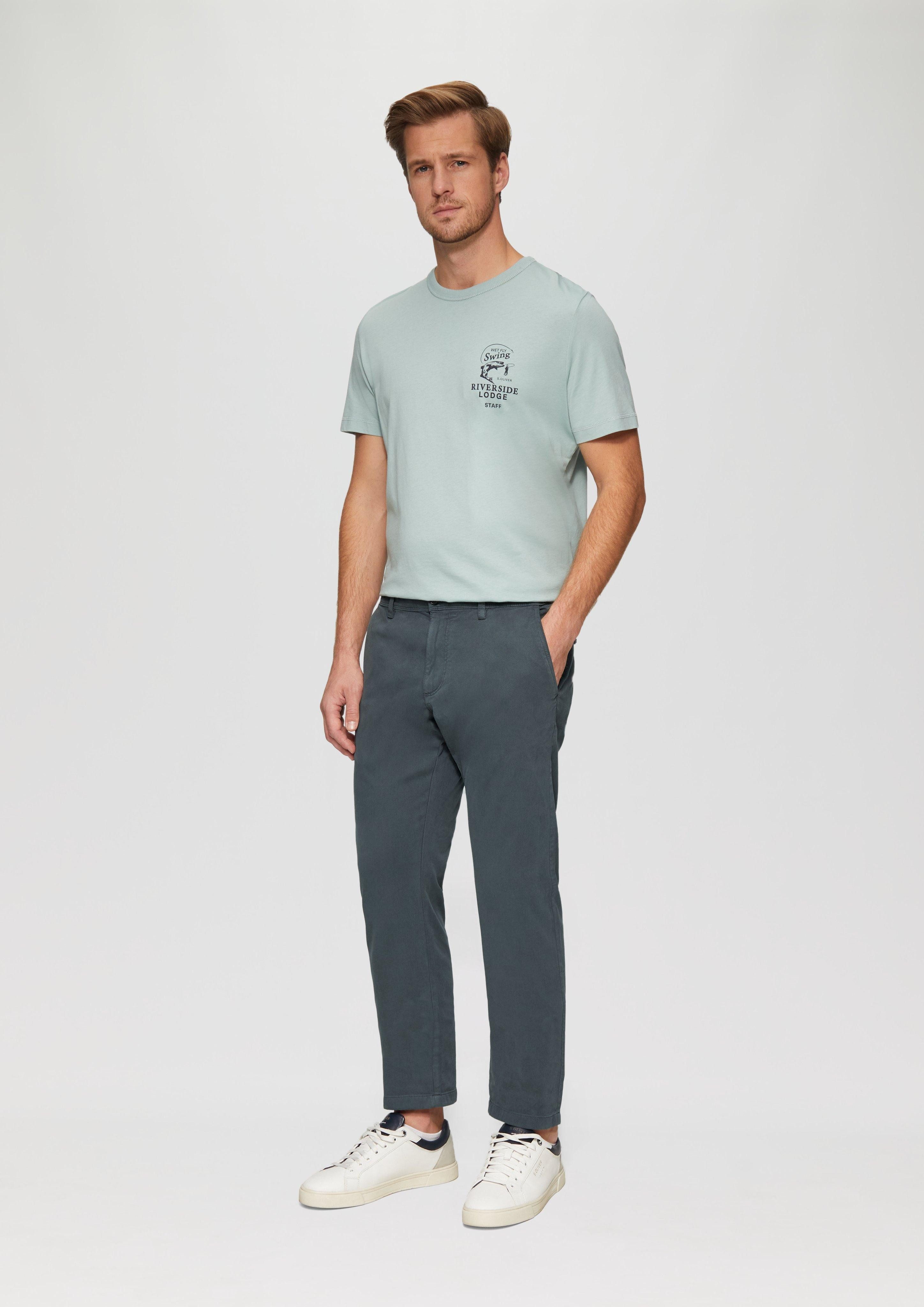 s.Oliver Stoffhose Phoenix: Strukturierte Chino im günstig online kaufen