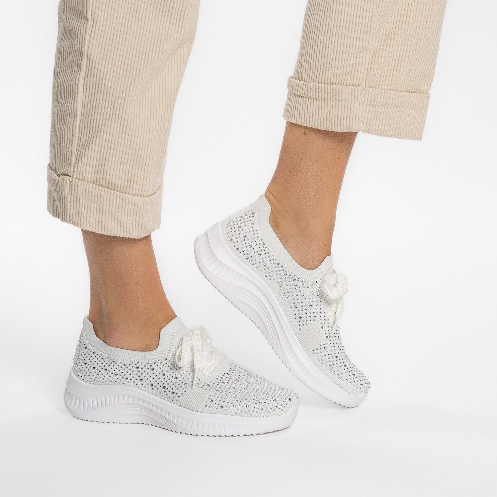 Ara SEATTLE Slip-On Sneaker Keilabsatz, Slipper, Freizeitschuh mit Strasssteinen, H-Weite