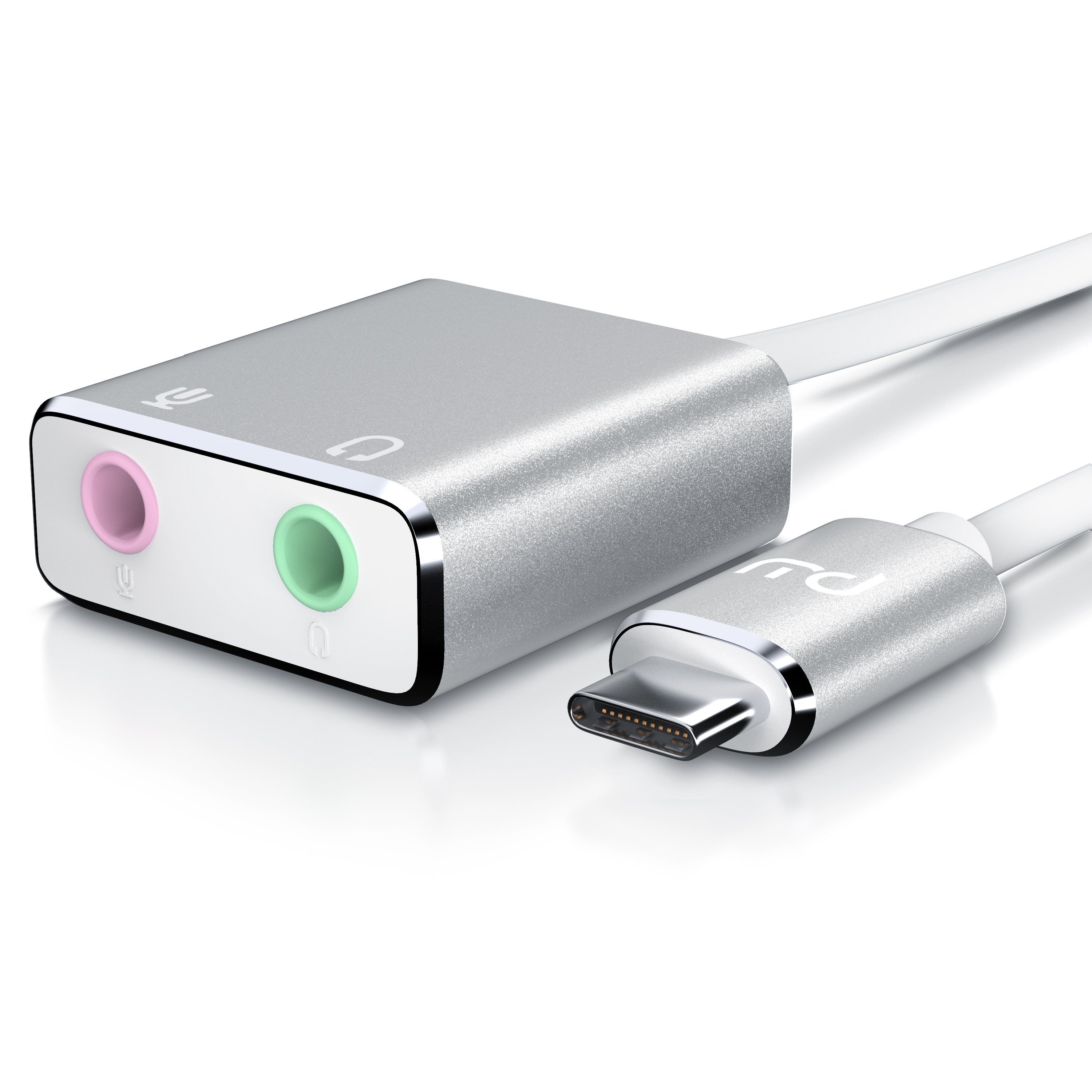 Primewire USB-Soundkarte Virtual 7.1 Surround, extern, Stereo Audio Adapter, Windows 10 & Mac OS X kompatibel