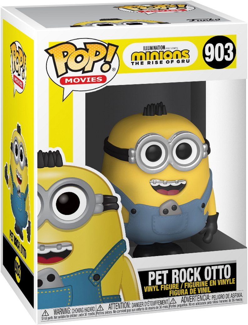 Funko Spielfigur Minions The Rise of Gru - Pet Rock Otto 903 Pop!