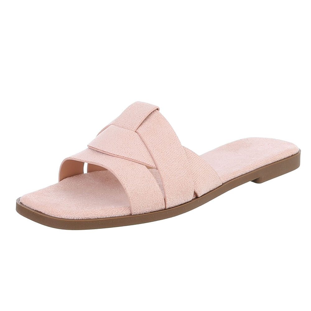 Ital-Design Moderne Damen Sandalen mit geflochtenem Design für Freizeit Pan günstig online kaufen