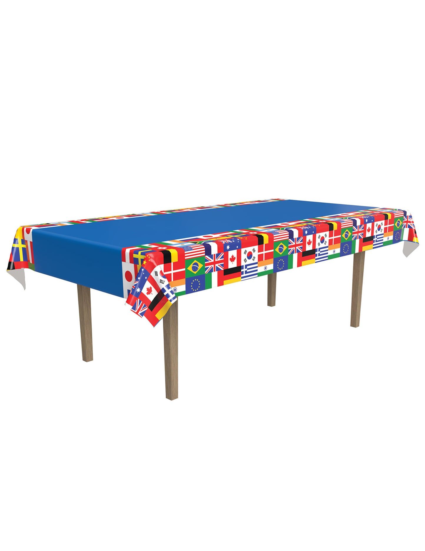 360 Degrees Kostüm Flaggen Tischdecke 274 cm x 137 cm