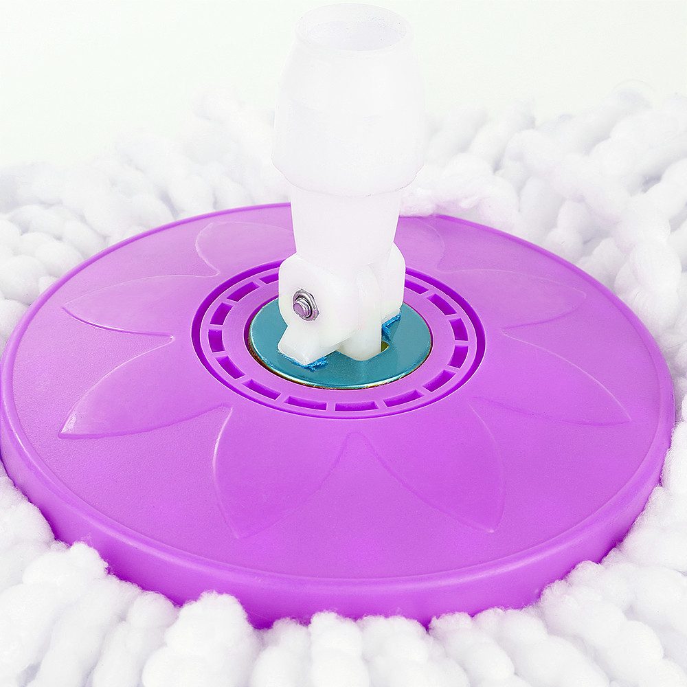 JEOBEST Wischmopp Bodenwischer mit Mikrofaser Bezug, Wischmopp Set, 360° Kardangelenk, längenverstellbar (80-110cm)