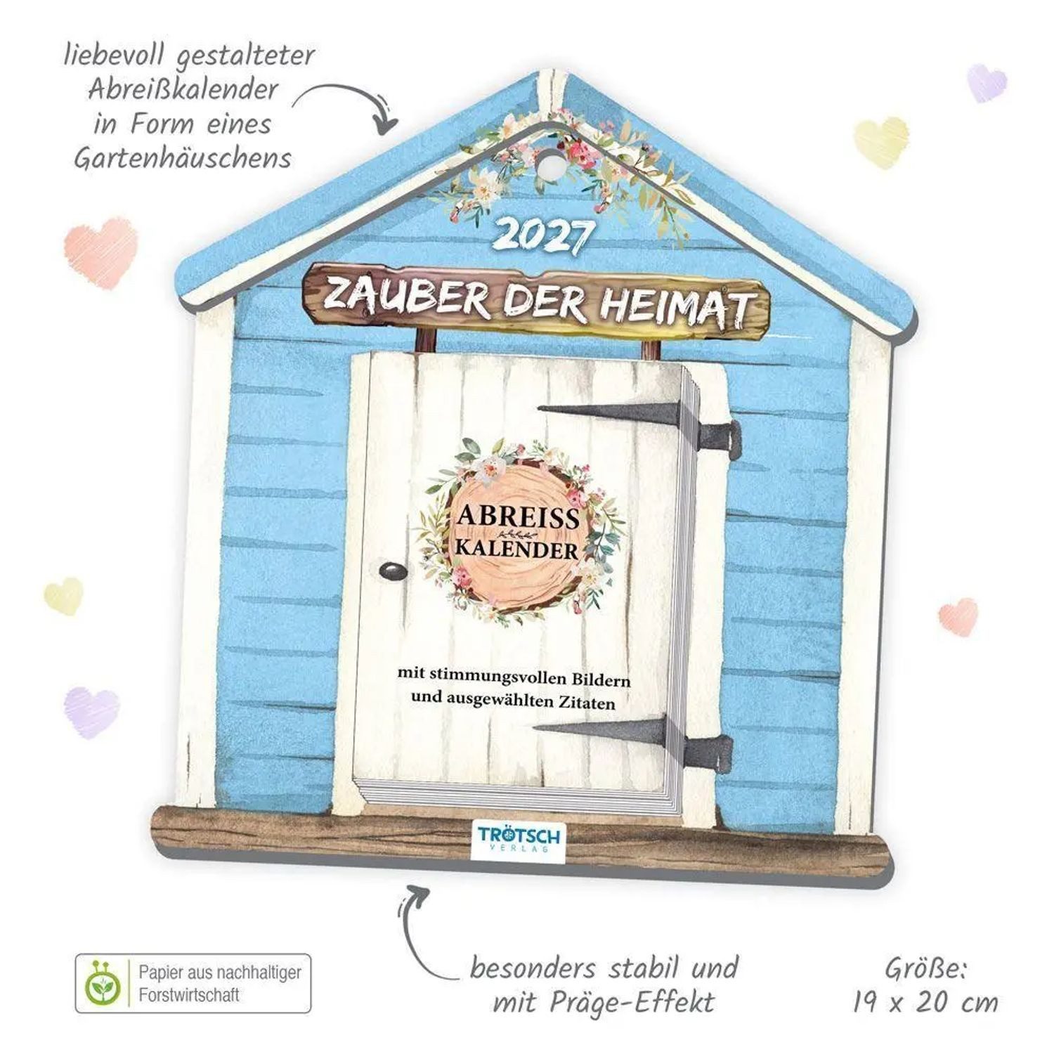 Trötsch Verlag Abreißkalender TRÖTSCH - Abreißkalender Zauber der Heimat 2027 – Bild 2 von 4