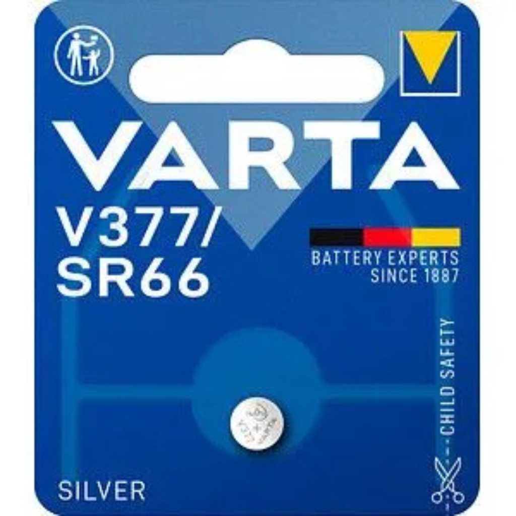 VARTA VARTA Knopfzelle V 377 1,55 V Knopfzelle, (1 St), 1,55V