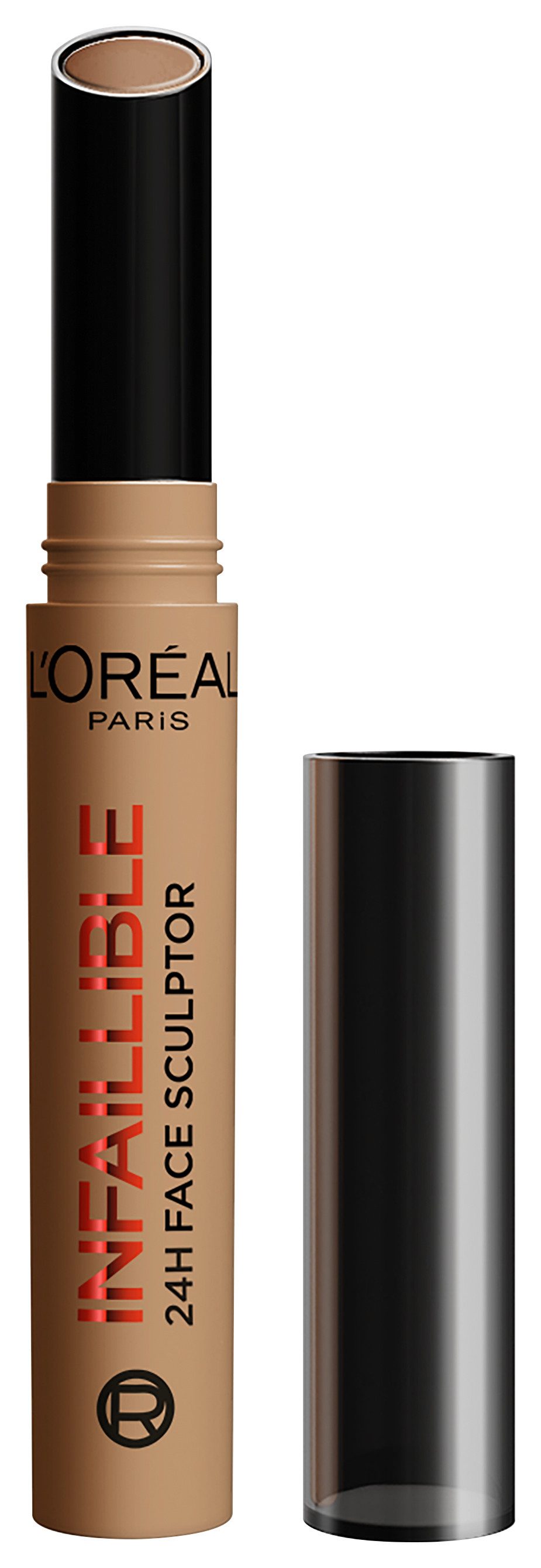 L'ORÉAL PARIS Contouring-Stick INFAILLIBLE 24H FACE SCULPTOR CONTOURING STICK, sorgt auch unterwegs für besonders schnelle Touch-ups