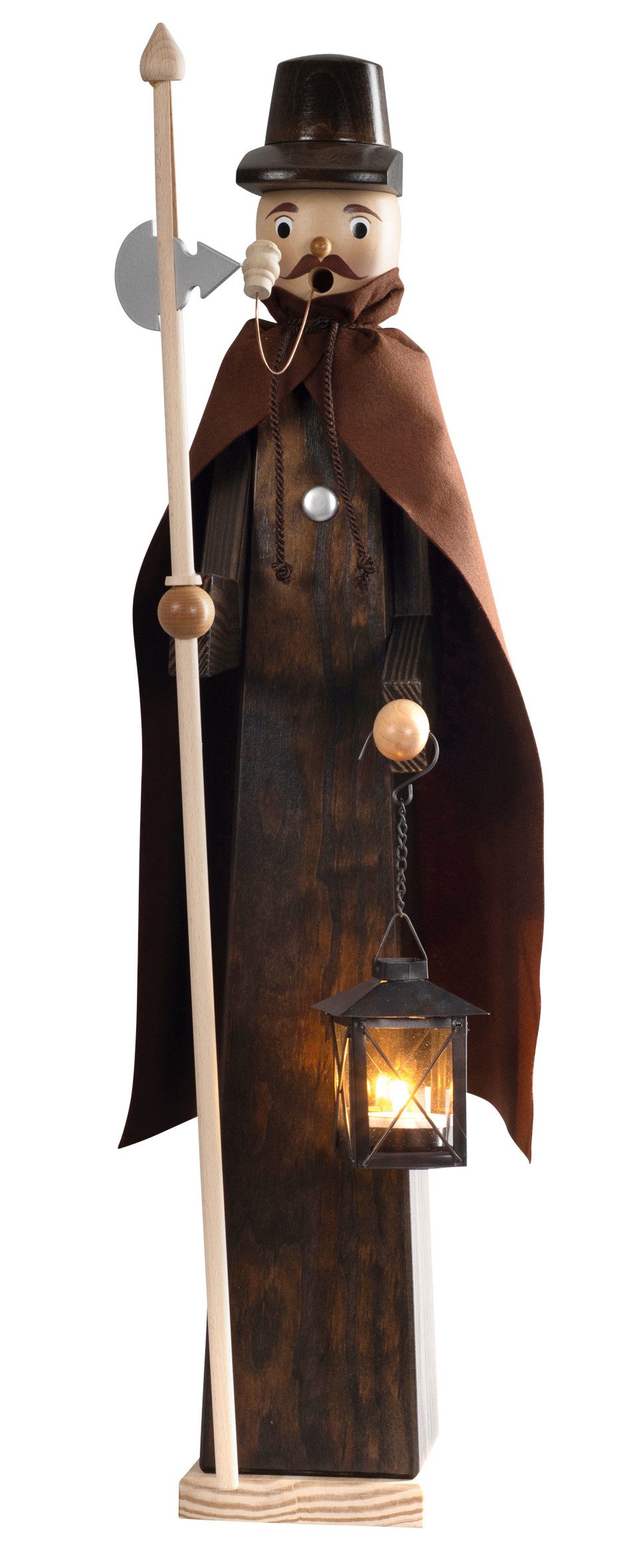 SAICO Original Räuchermännchen XXL-Räuchermann. Nachtwächter mit Laterne, BxHxT: 17x70x29 cm