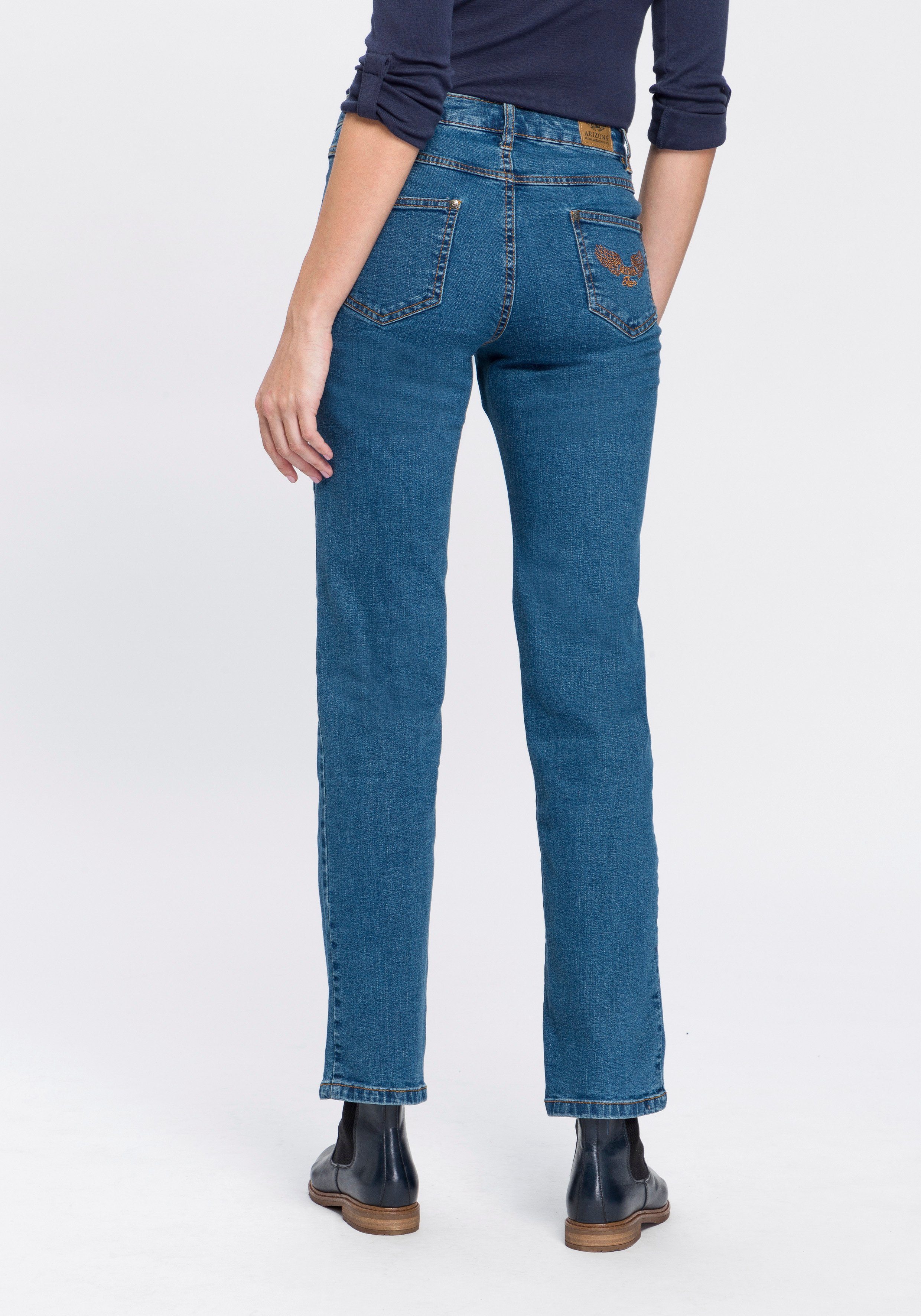 WITT WEIDEN Arizona Jeans Waist Gerade blue-stone High Comfort-Fit