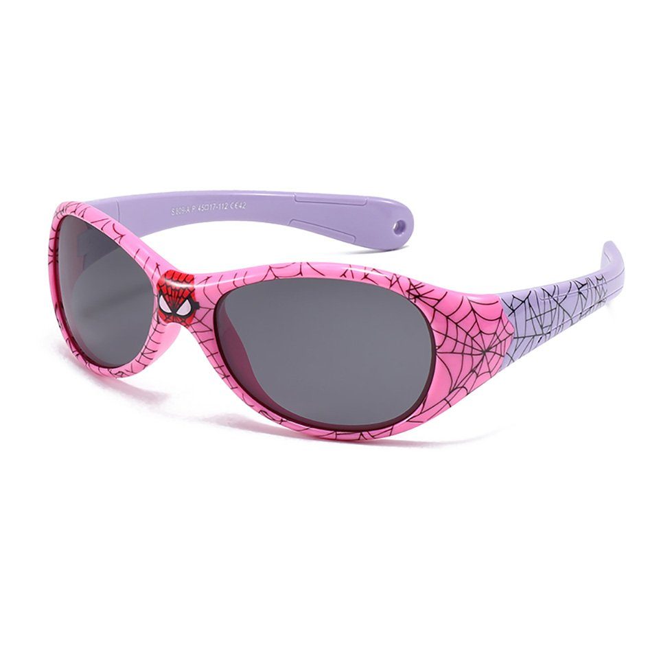 PACIEA Sonnenbrille PACIEA Sonnenbrille Kinder 3-12 Jahre 100% UV400 Schutz Sport pink