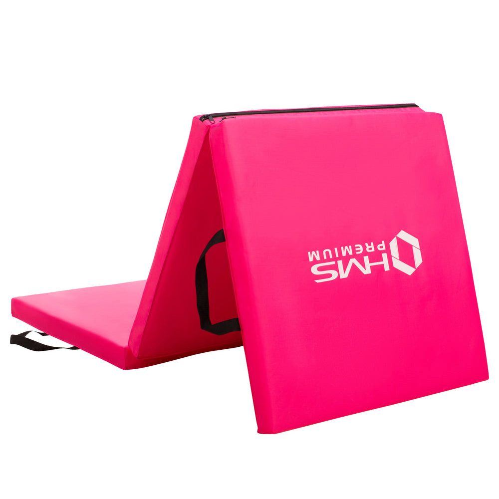 HMS Premium Gymnastikmatte Yogamatte Fitnessmatte 180 cm (Spar-Set, 1-St., klappbar), nicht verformt und auch bei intensiver Nutzung zuverlässig bleibt