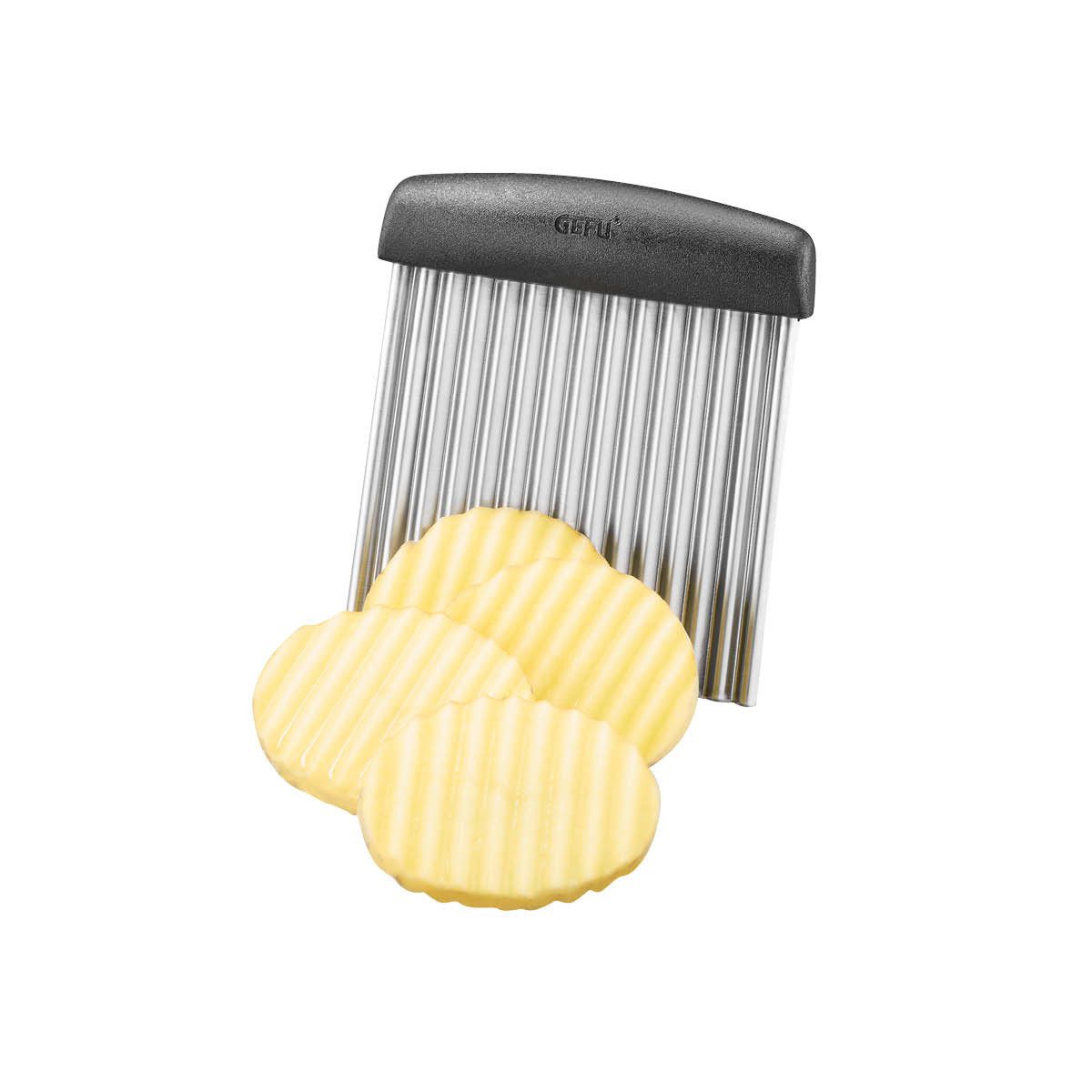 GEFU Gemüse-Scheibenschneider Wellenschneider RIFFL