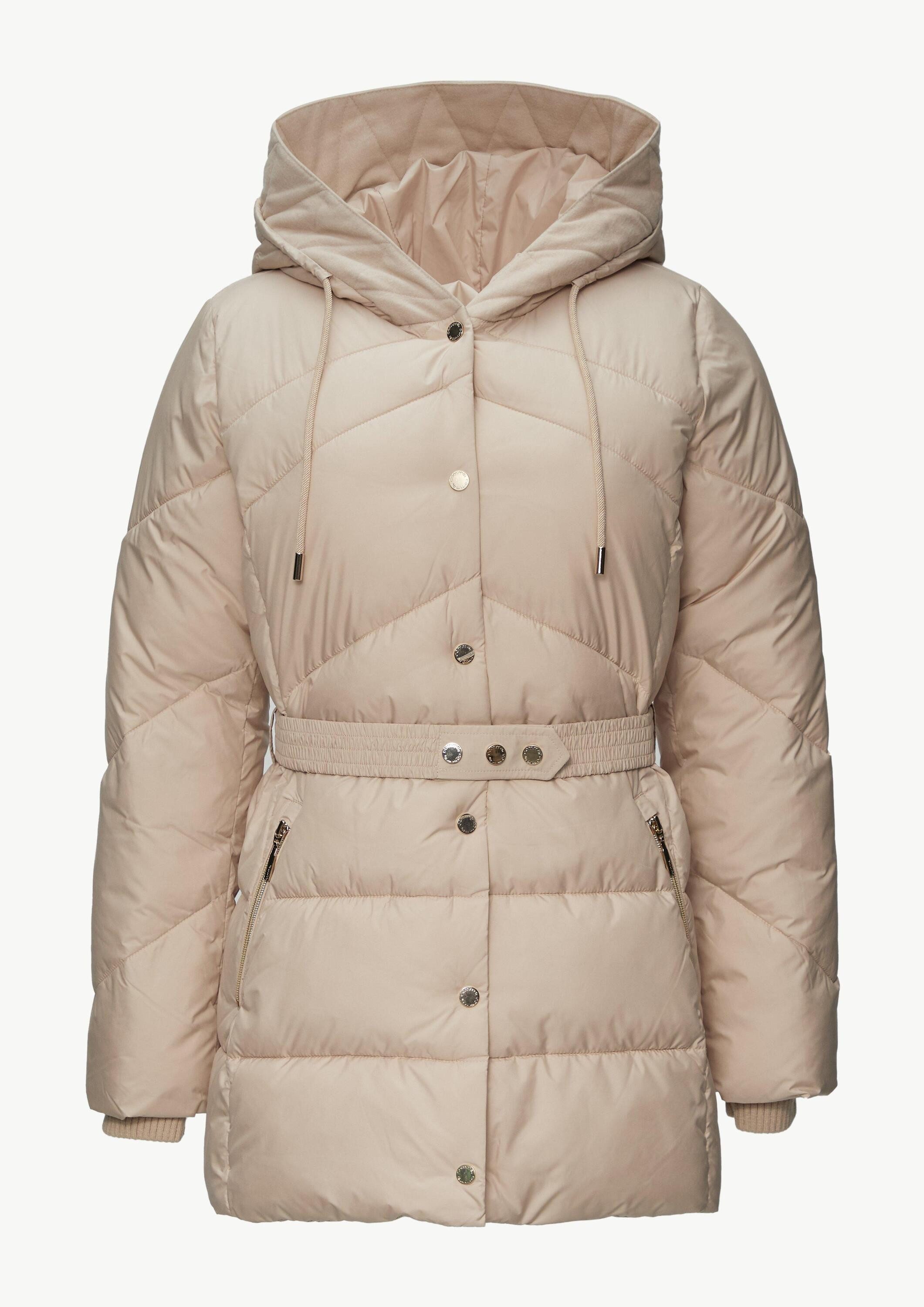 comma Winterjacke Outdoor-Jacke Gesteppte Jacke mit Druckknöpfen