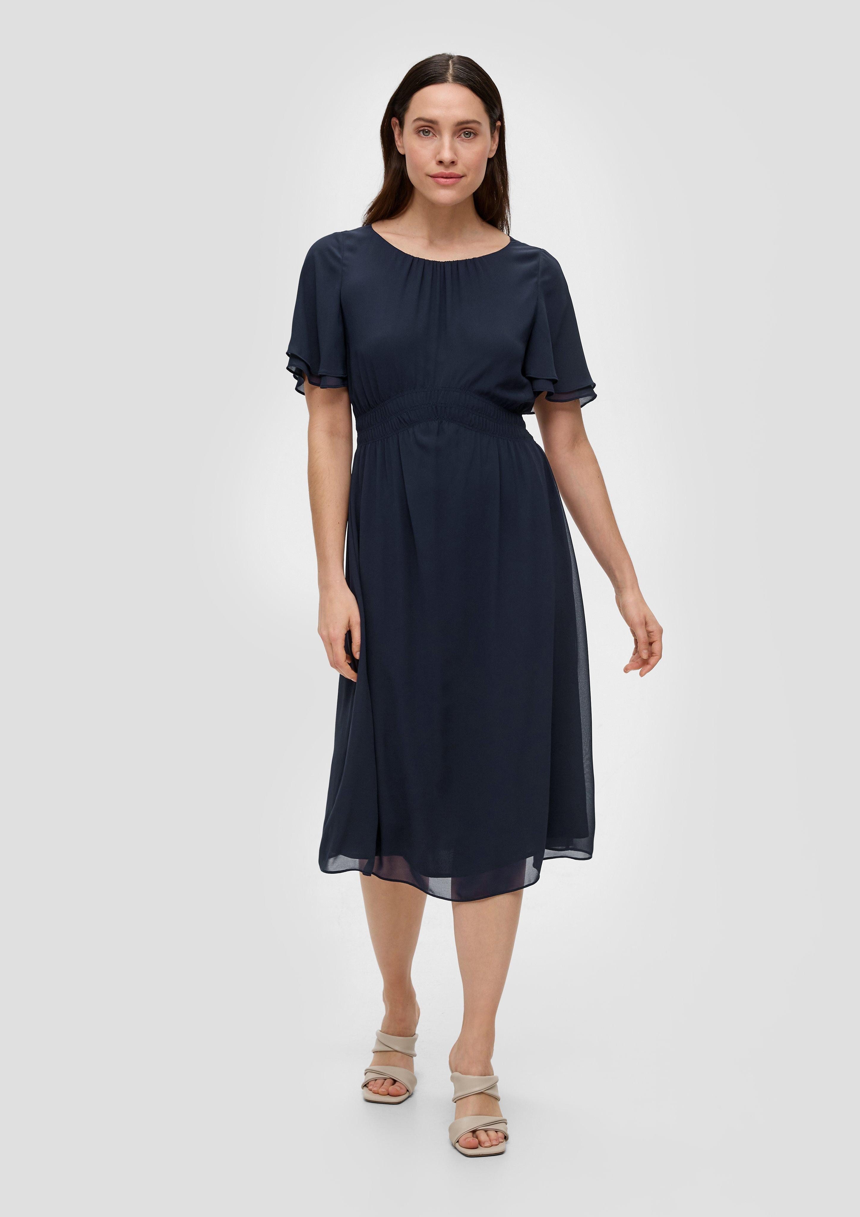 s.Oliver BLACK LABEL Minikleid Chiffonkleid mit günstig online kaufen