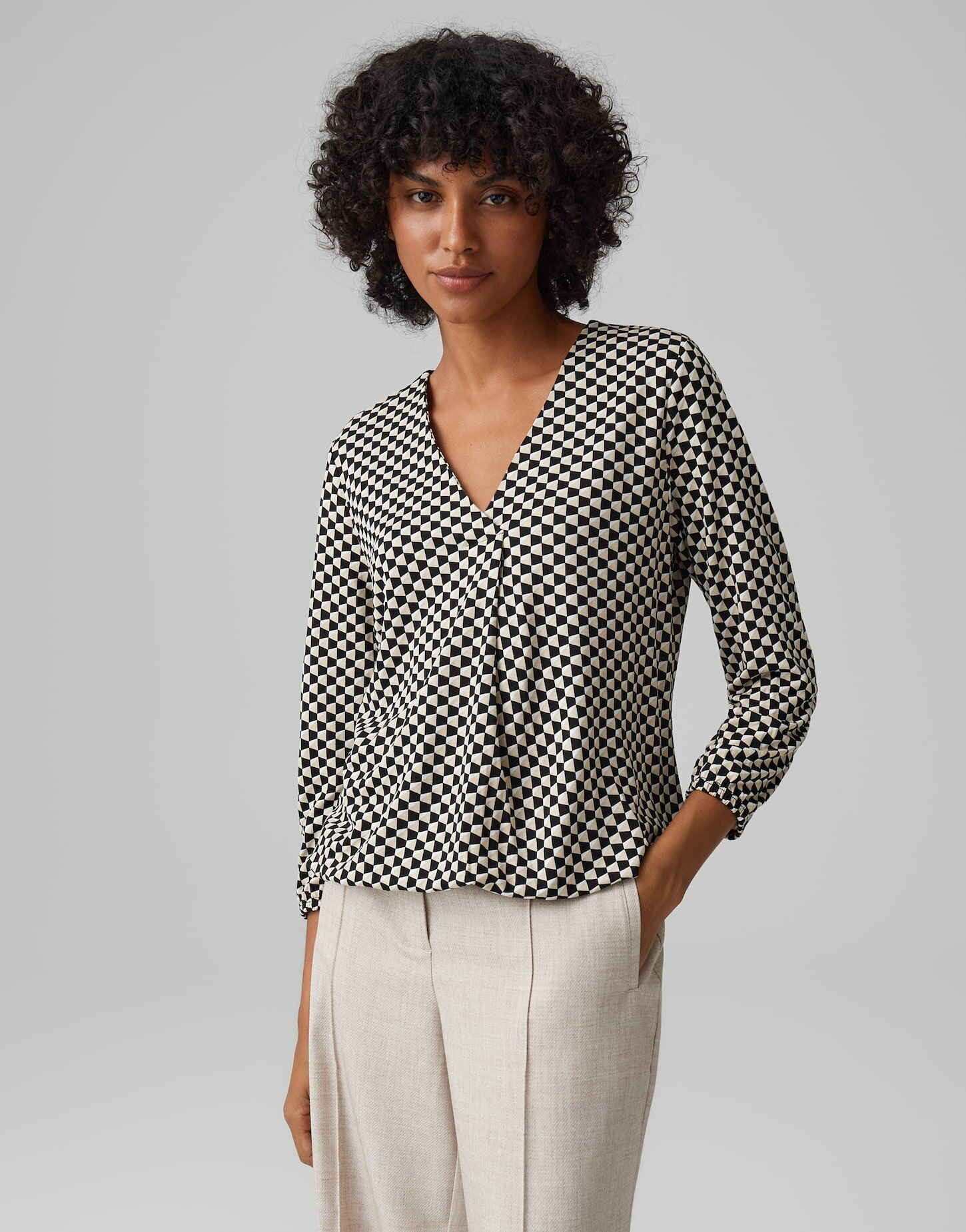 OPUS 3/4-Arm-Shirt SANNAH ICONIC aus ECOVERO™ günstig online kaufen