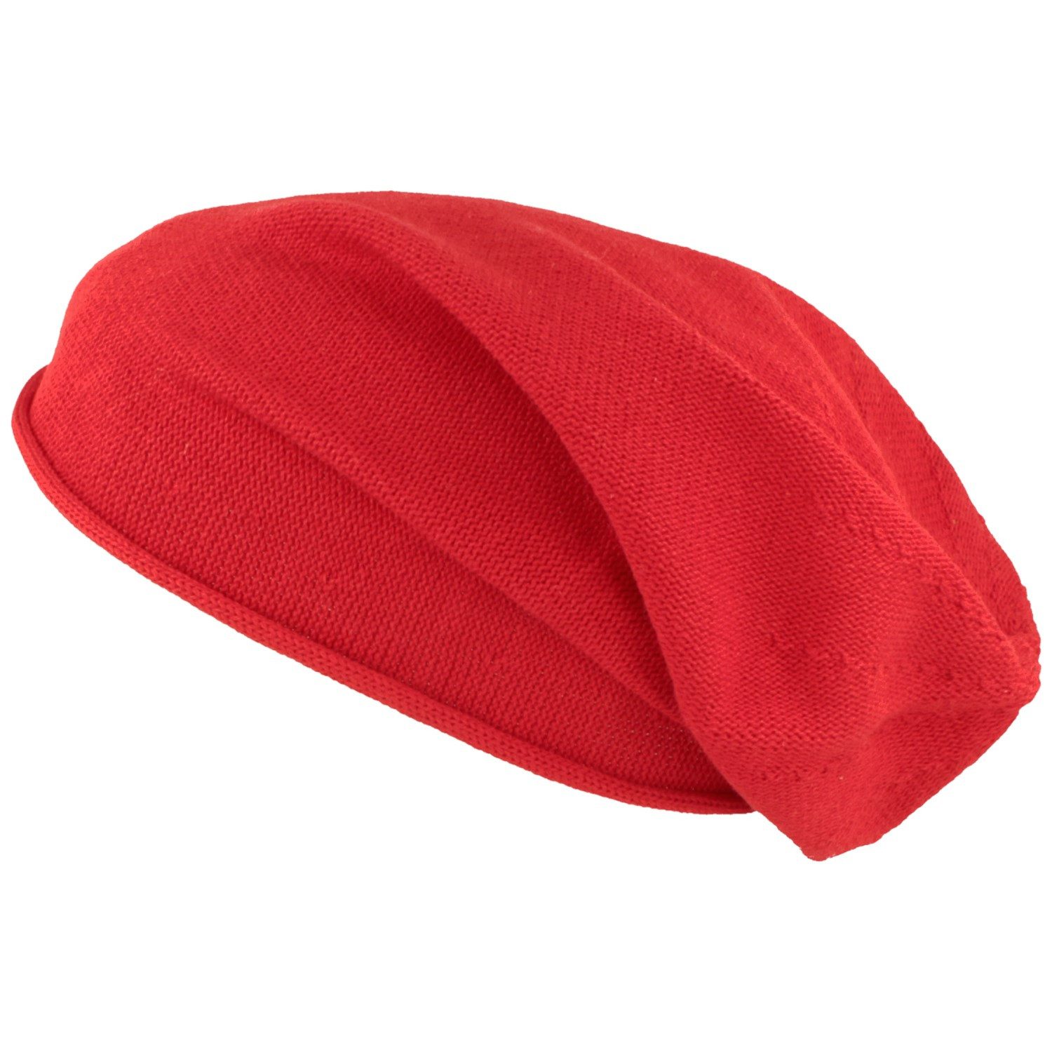 Kopka Strickmütze Unifarbene Beanie aus 100% Baumwolle