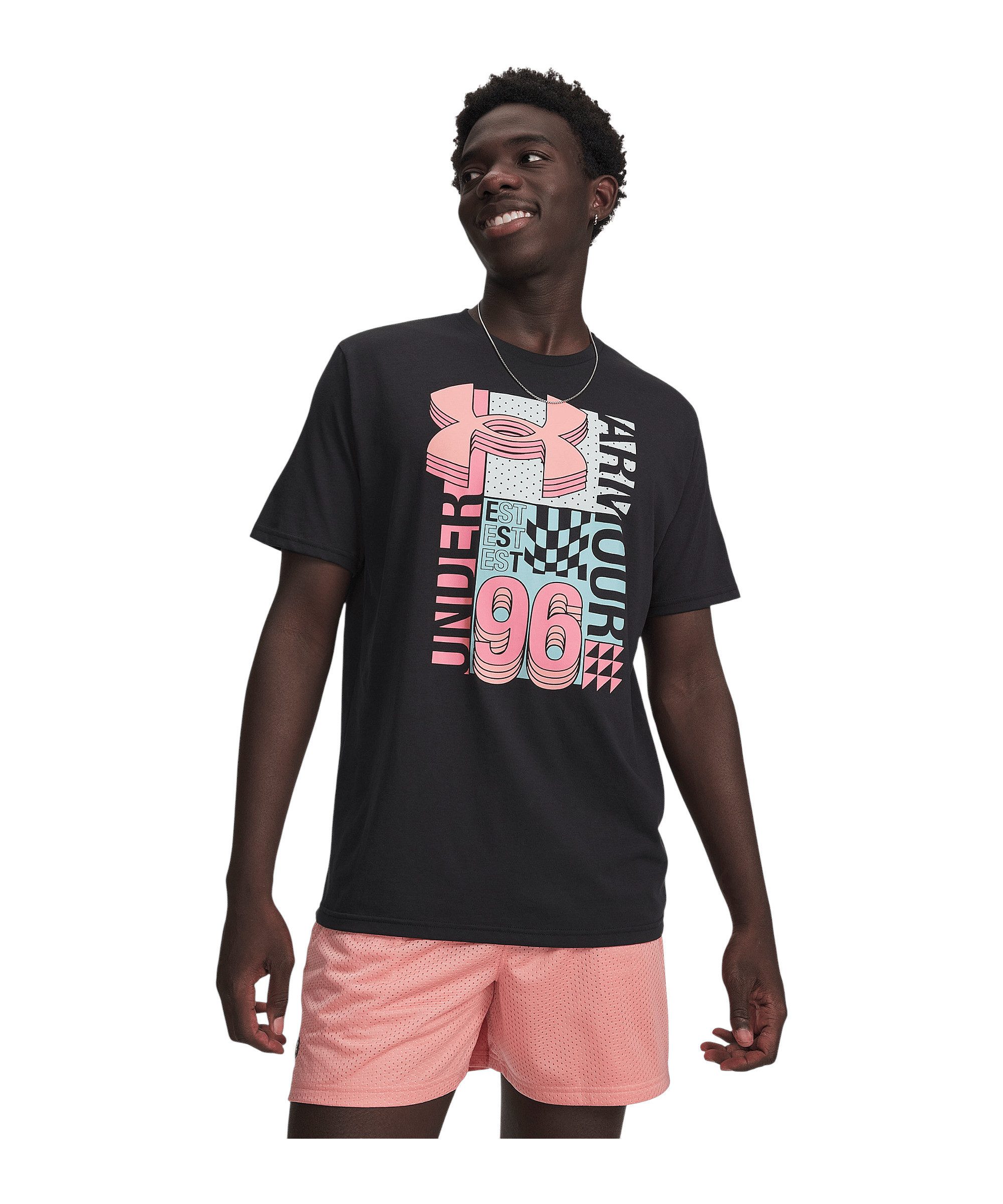 Under Armour® T-Shirt Under Armour Logo Collage T-Shirt Baumwolle