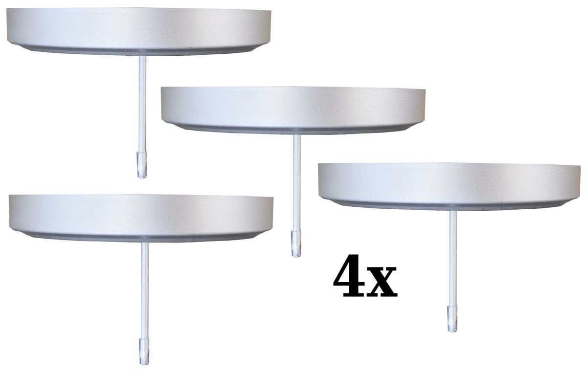 JACK LED-Kerze 4x Kerzenhalter Kerzenständer für LED Kerzen Halter Adventsk günstig online kaufen