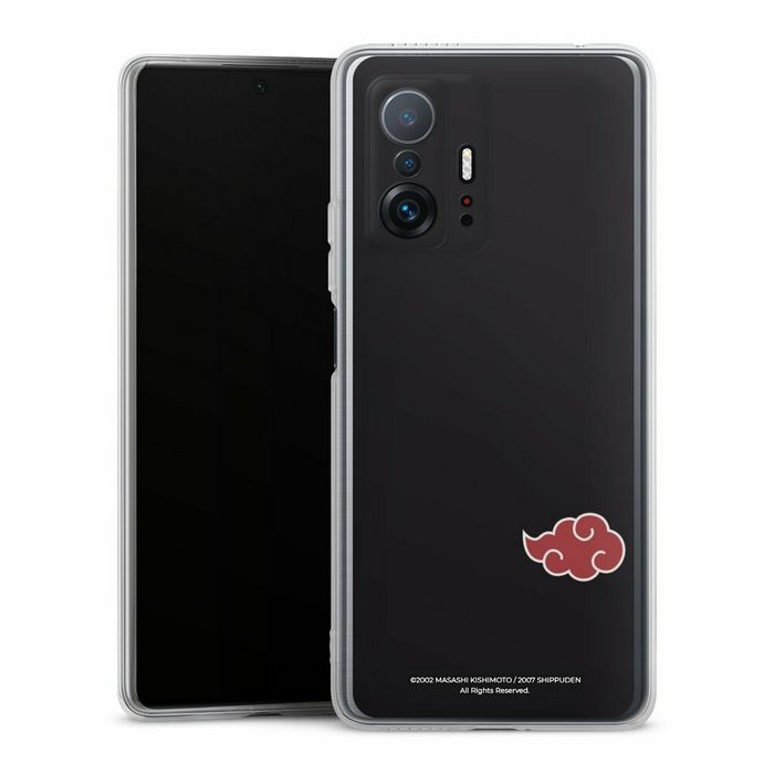 DeinDesign Handyhülle Akatsuki Naruto Shippuden Offizielles Lizenzprodukt Akatsuki Black Xiaomi 11T 5G Silikon Hülle Bumper Case Handy Schutzhülle