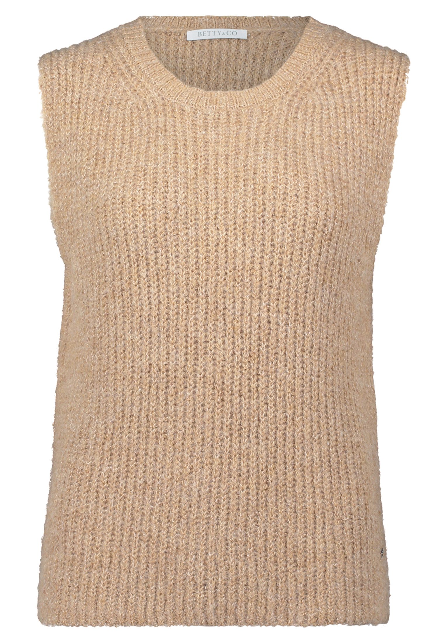 Betty&Co Stricktop Damen Strickpullover ohne Arm günstig online kaufen