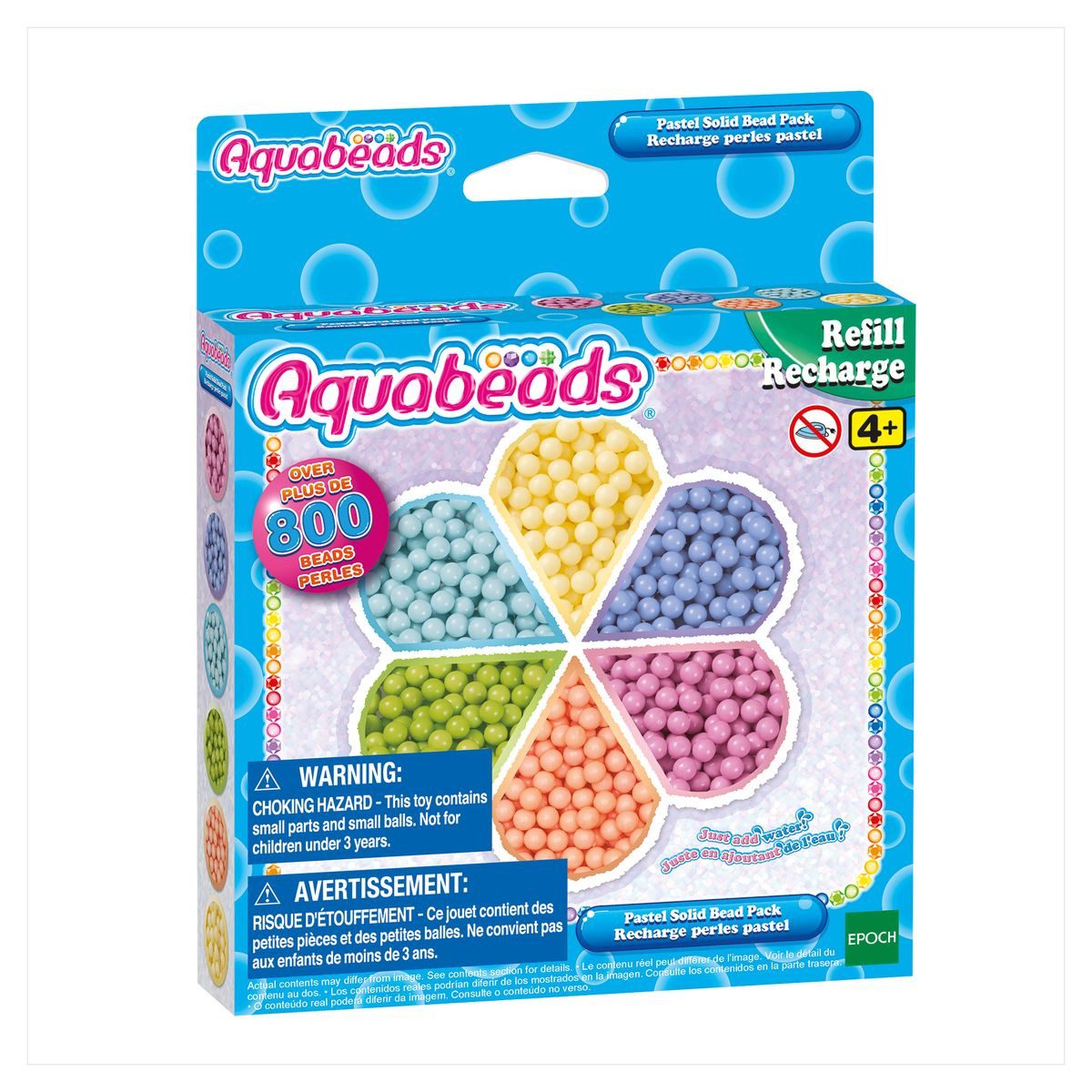 EPOCH Traumwiesen Bastelperlen Bastelperlen Aquabeads Perlen pastell 800 Stück
