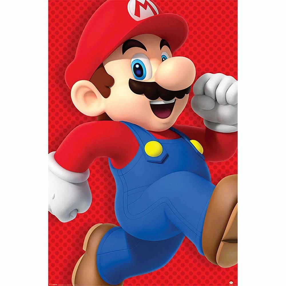 3D Super Mario Wandbild - Abnehmbare Fototapete Mit Selbstklebetechnologie