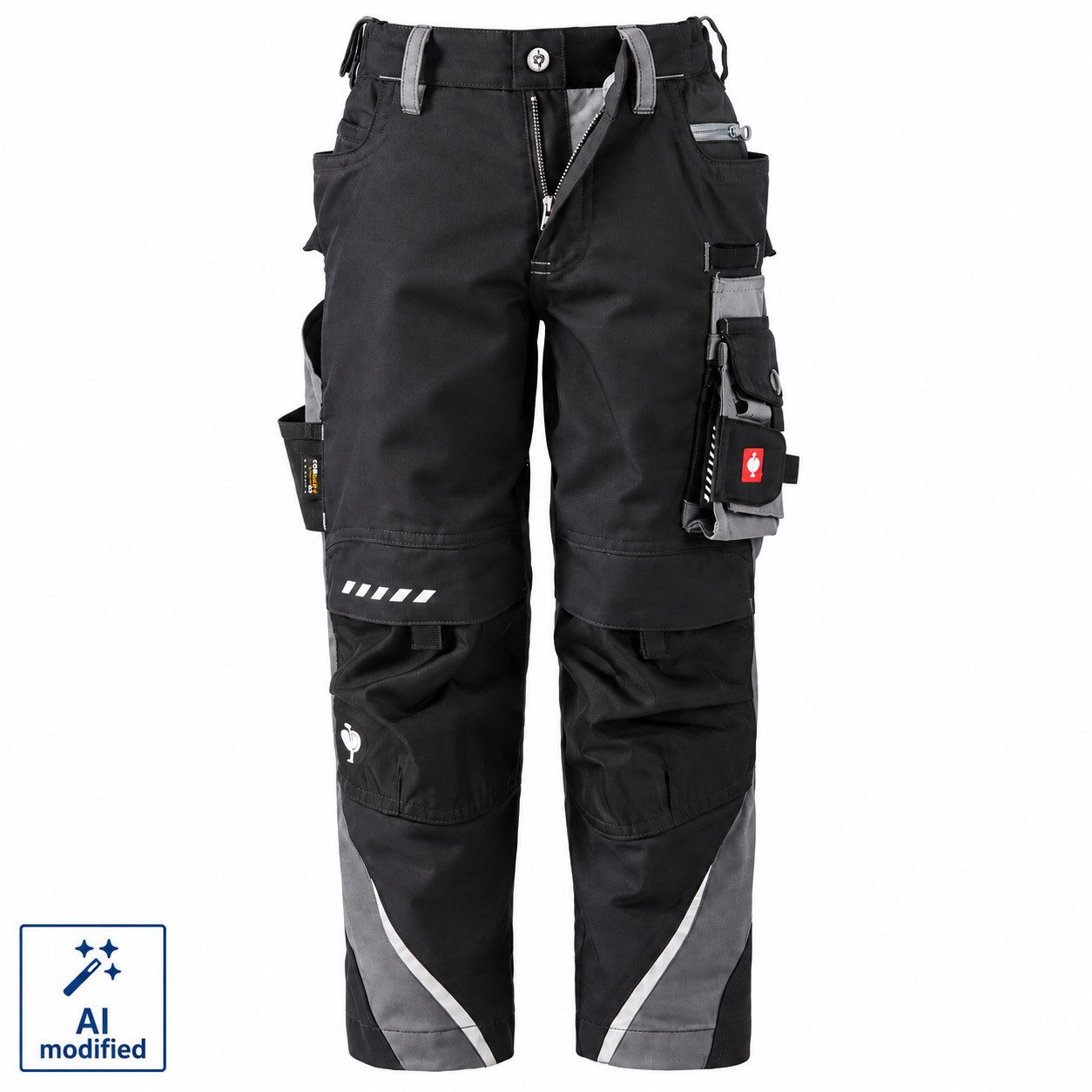 Engelbert Strauss Softshellhose Kinder Bundhose e.s.motion Winter Farbe graphit/zement