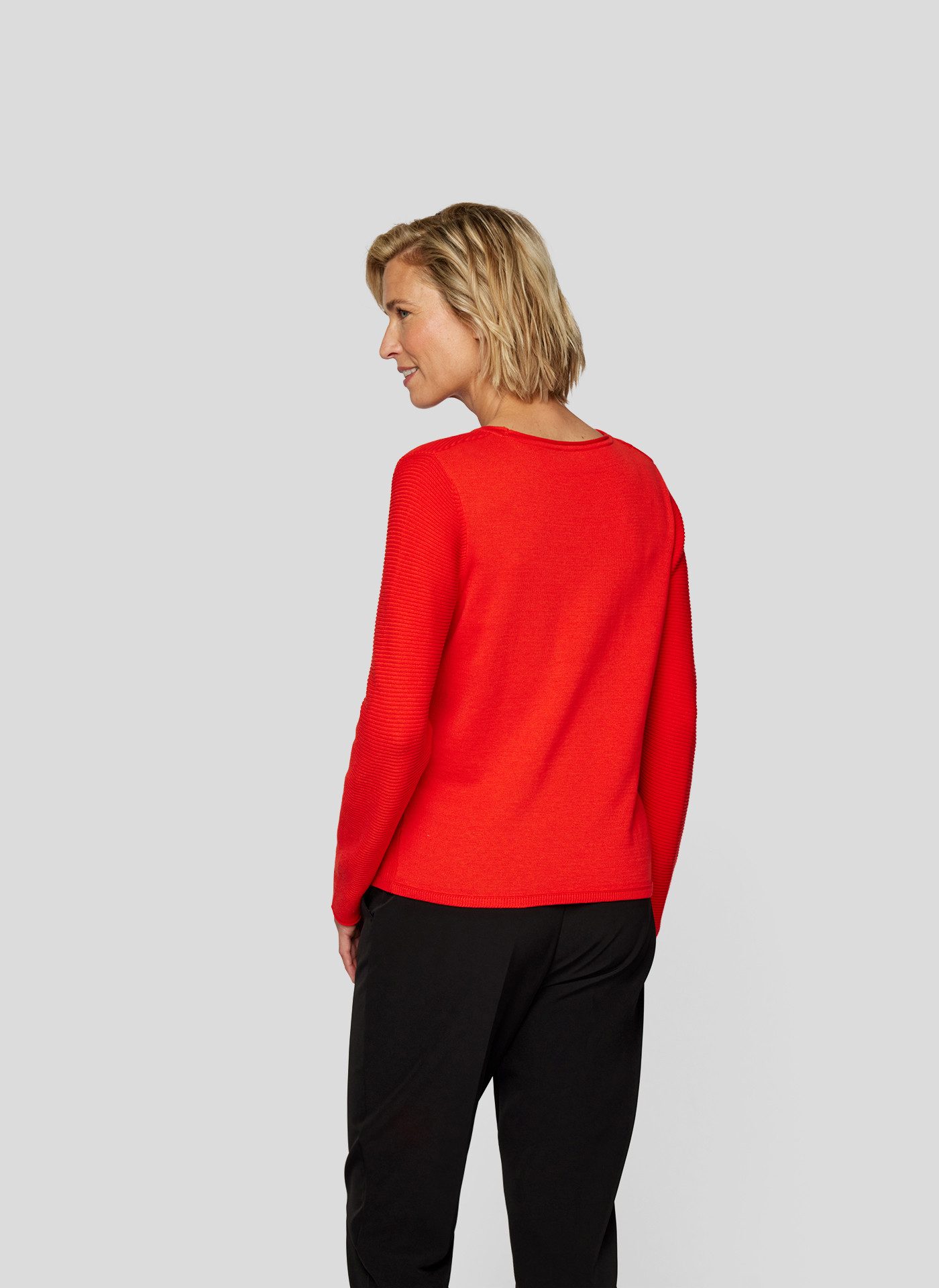 Rabe Strickpullover mit Rundhalsausschnitt günstig online kaufen