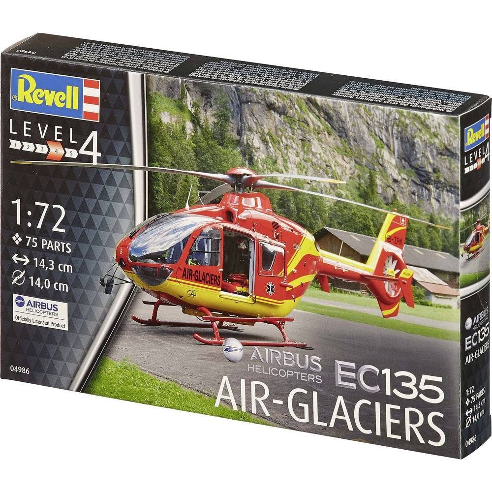 Revell® Modellbausatz Helikopter Airbus EC-135 Air Glaciers Bausatz 04986