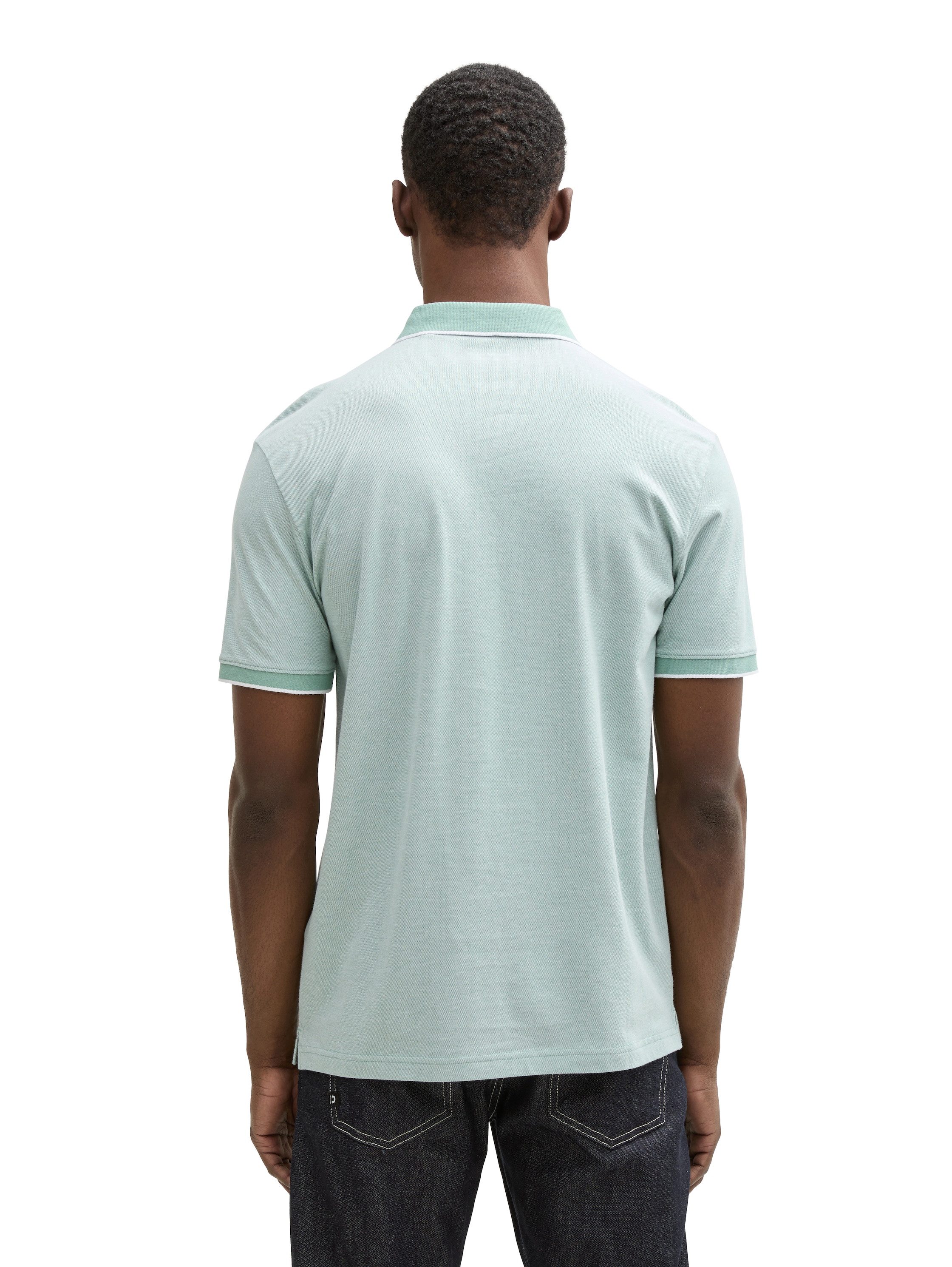 TOM TAILOR Denim Poloshirt mit Kontrastdetails günstig online kaufen