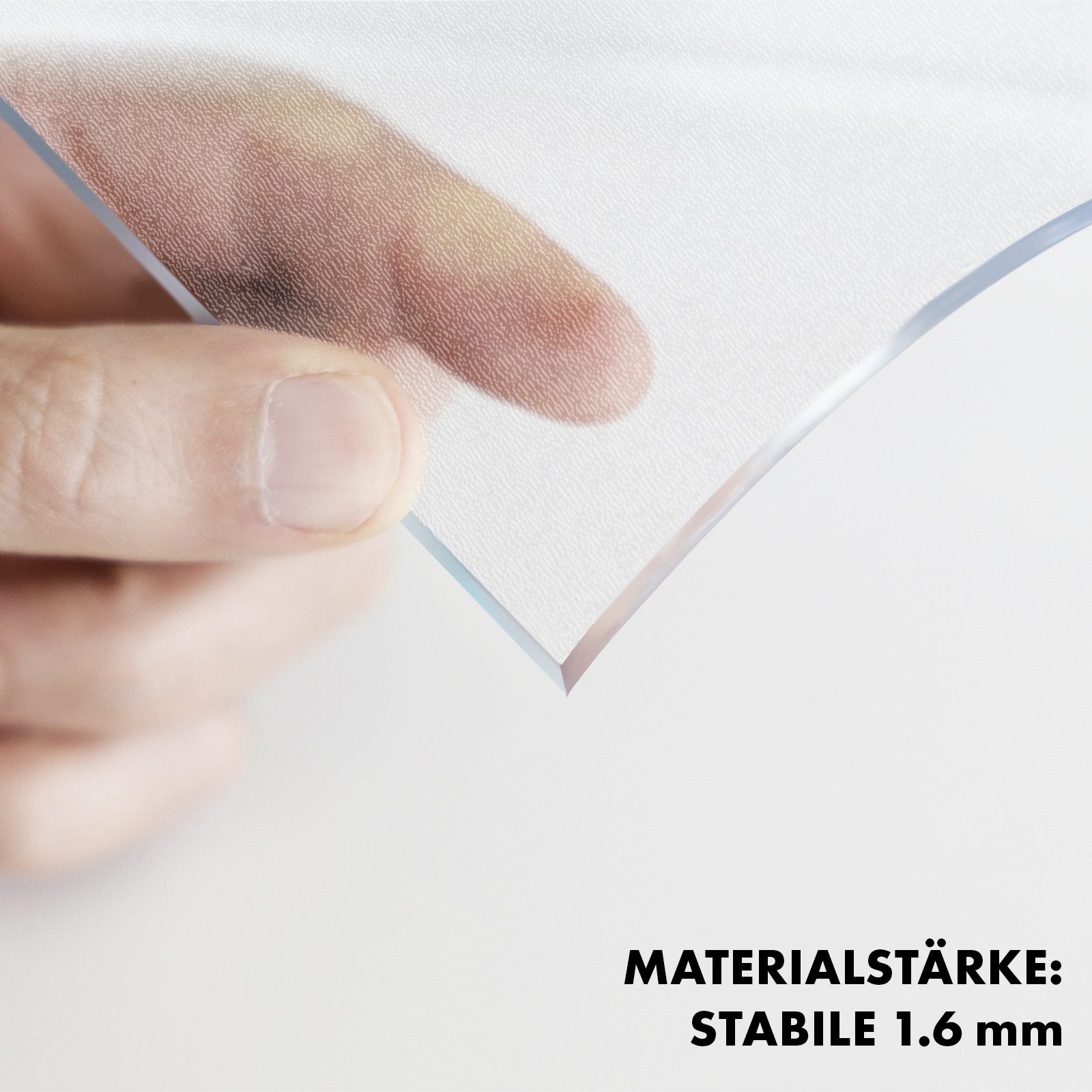 Karat Tischdecke Mattierte transparente Tischfolie mit abgeschrägter Kante Imperial, Individueller Zuschnitt – Bild 4 von 5