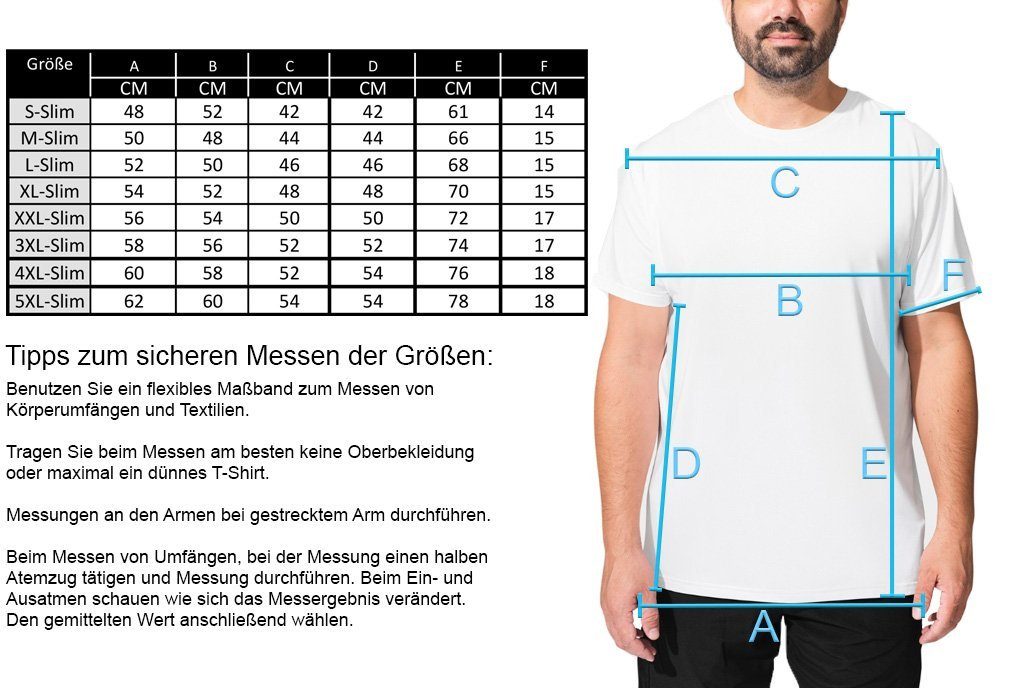 Kurzarmshirt Kurzarm T-Shirt Fitness Casual Blau L.gonline mit Herren mit Kurzarmshirt Tee, Details, Knopfleiste, (Shirt gestickten Freizeit 1-tlg)