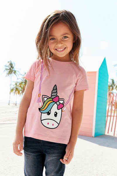 KIDSWORLD T-Shirt für kleine Mädchen mit niedlichem Einhornmotiv